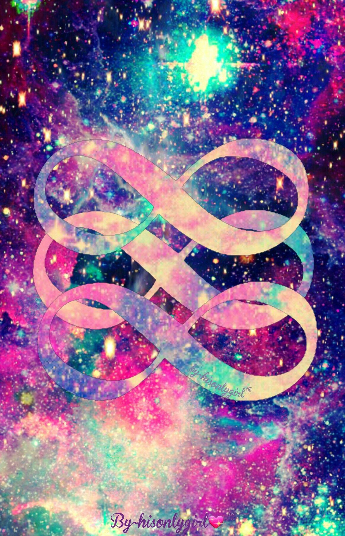 Triple infinity galaxy wallpaper I created!. Infinity