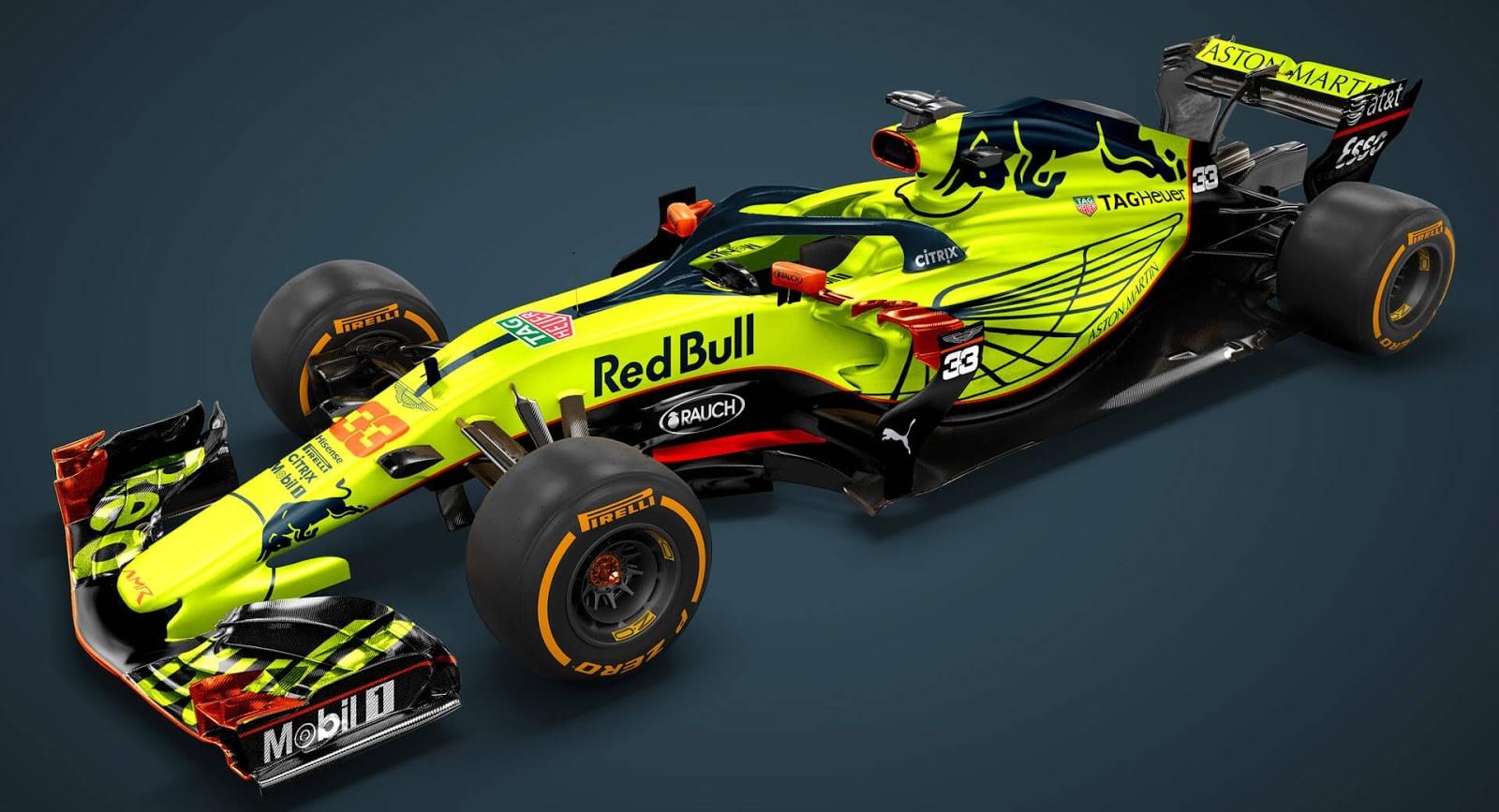 Free download Aston Martin Red Bulls RB14 F1 render Ms Blog