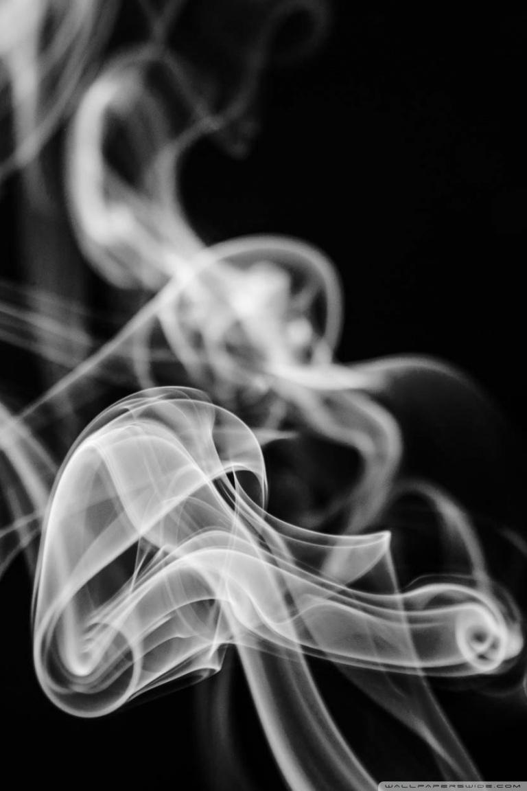Download Black And White Smoke Wallpaper, HD Background