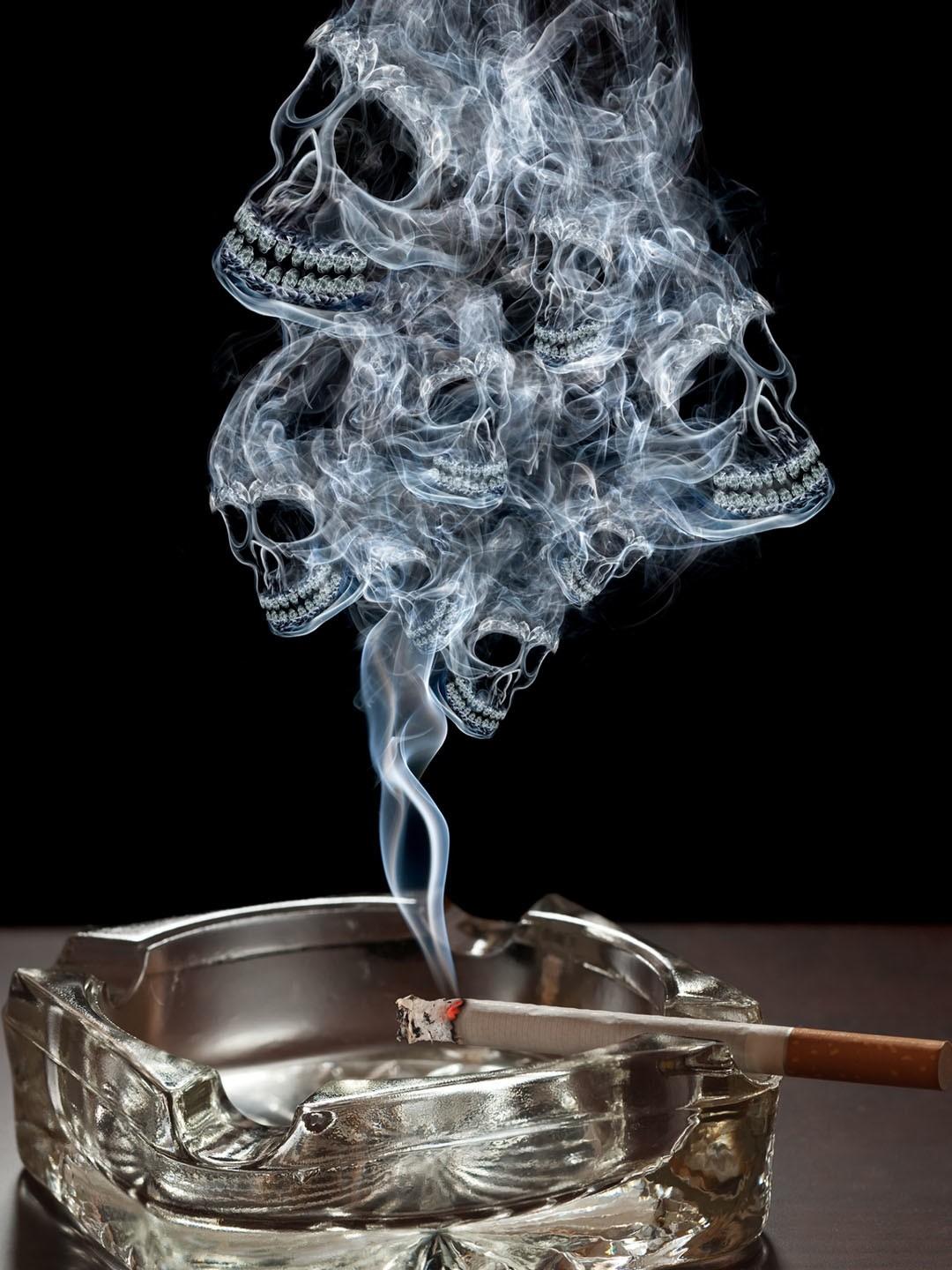 Free download Smoke Skulls Ashtray Burning Cigarette HD