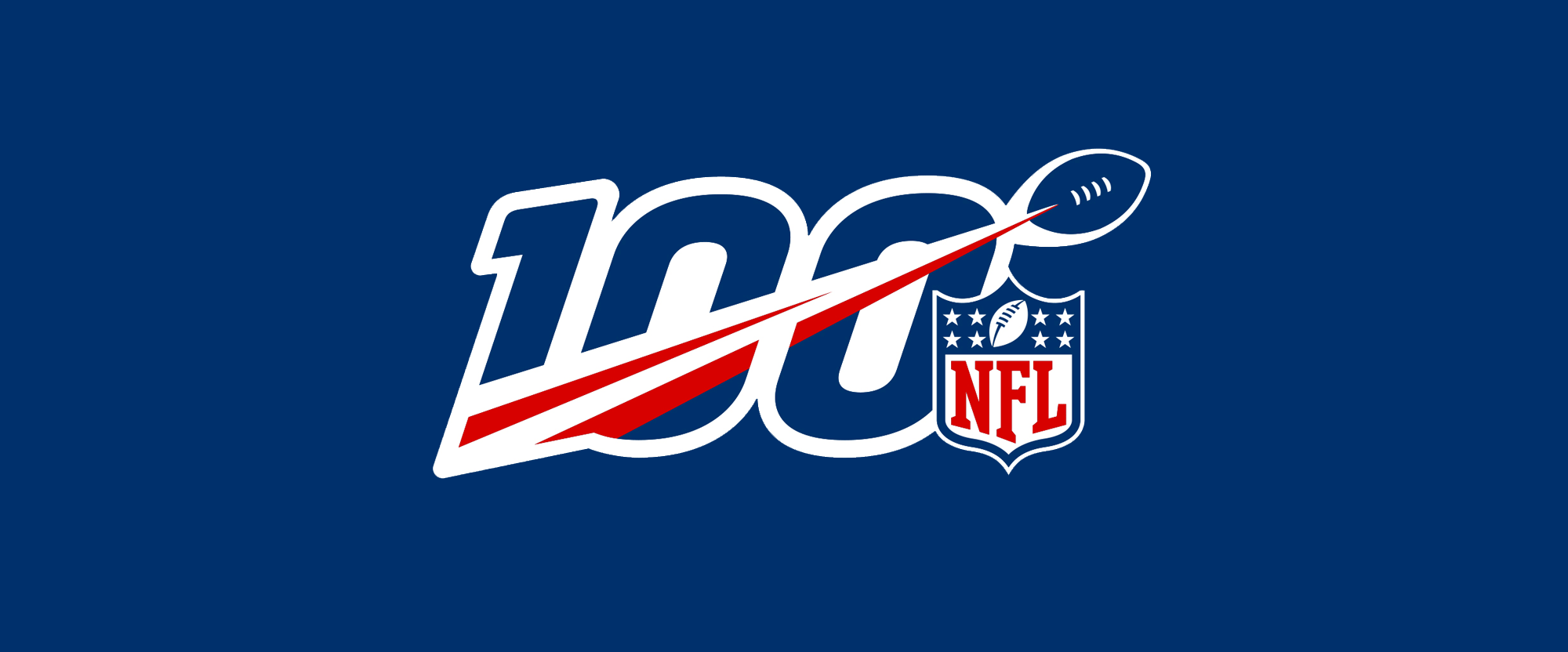 New Logo for NFL 100th Anniversary. Nfl logo, Anniversary