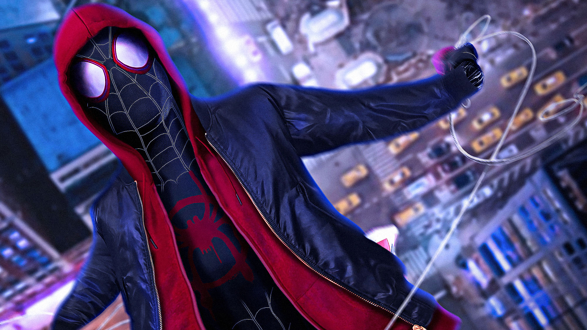 Spider Man Into The Spider Verse HD Wallpaper