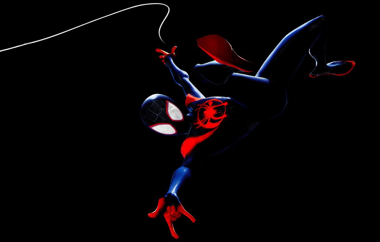 Wallpaper fiction, cartoon, web, costume, black background