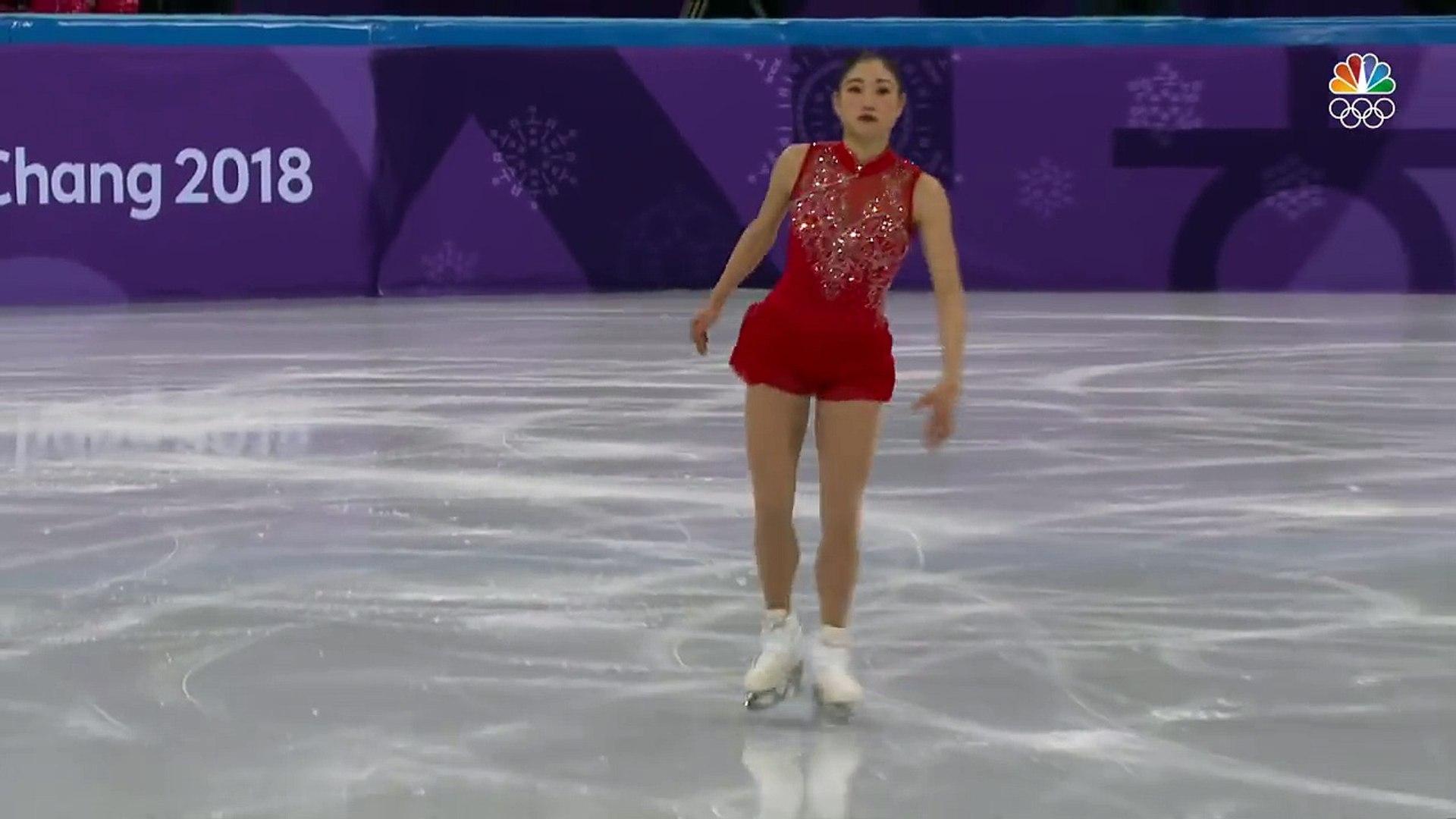 Mirai Nagasu is the first U S woman to land a triple Axel at the Olympics