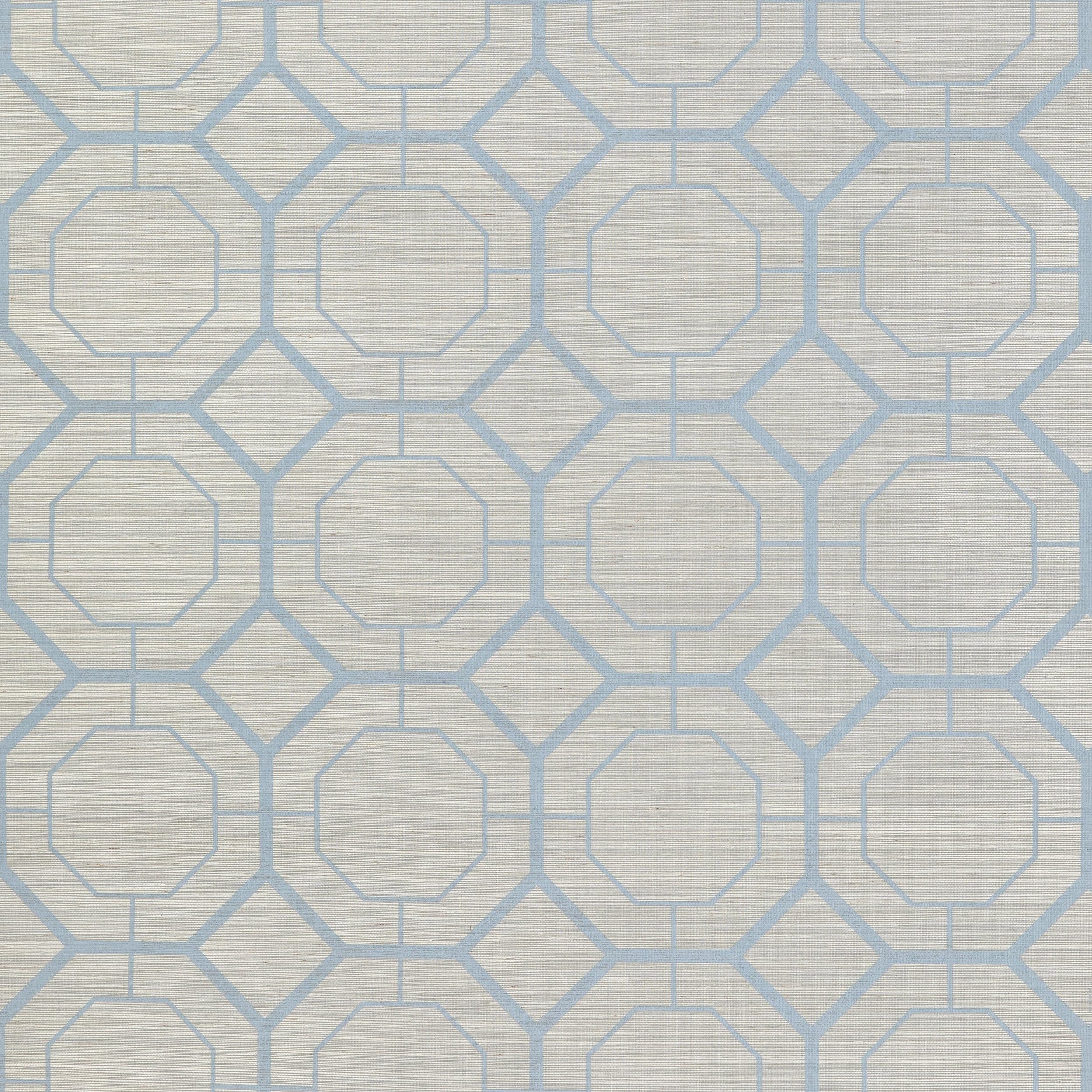 Branford Wallpaper in Grey and Blue
