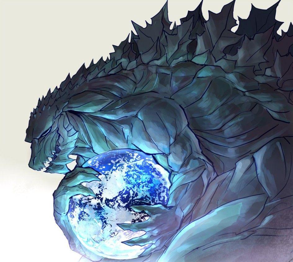 Godzilla earth holding earth. Original godzilla, Godzilla