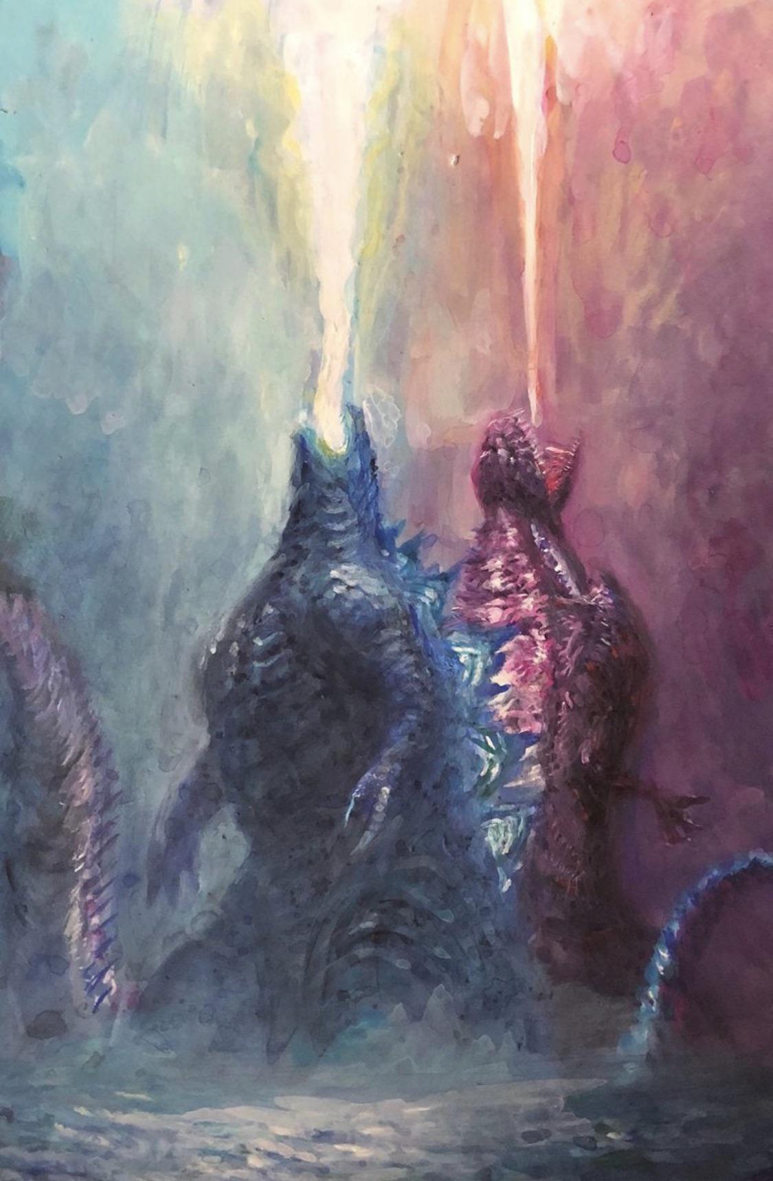 Hình nền : Godzilla, King Ghidorah, hài hước, nghệ thuật số, Kaiju, phim,  dốc, Sinh vật 1280x1656 - Francazo - 1952183 - Hình nền đẹp hd - WallHere