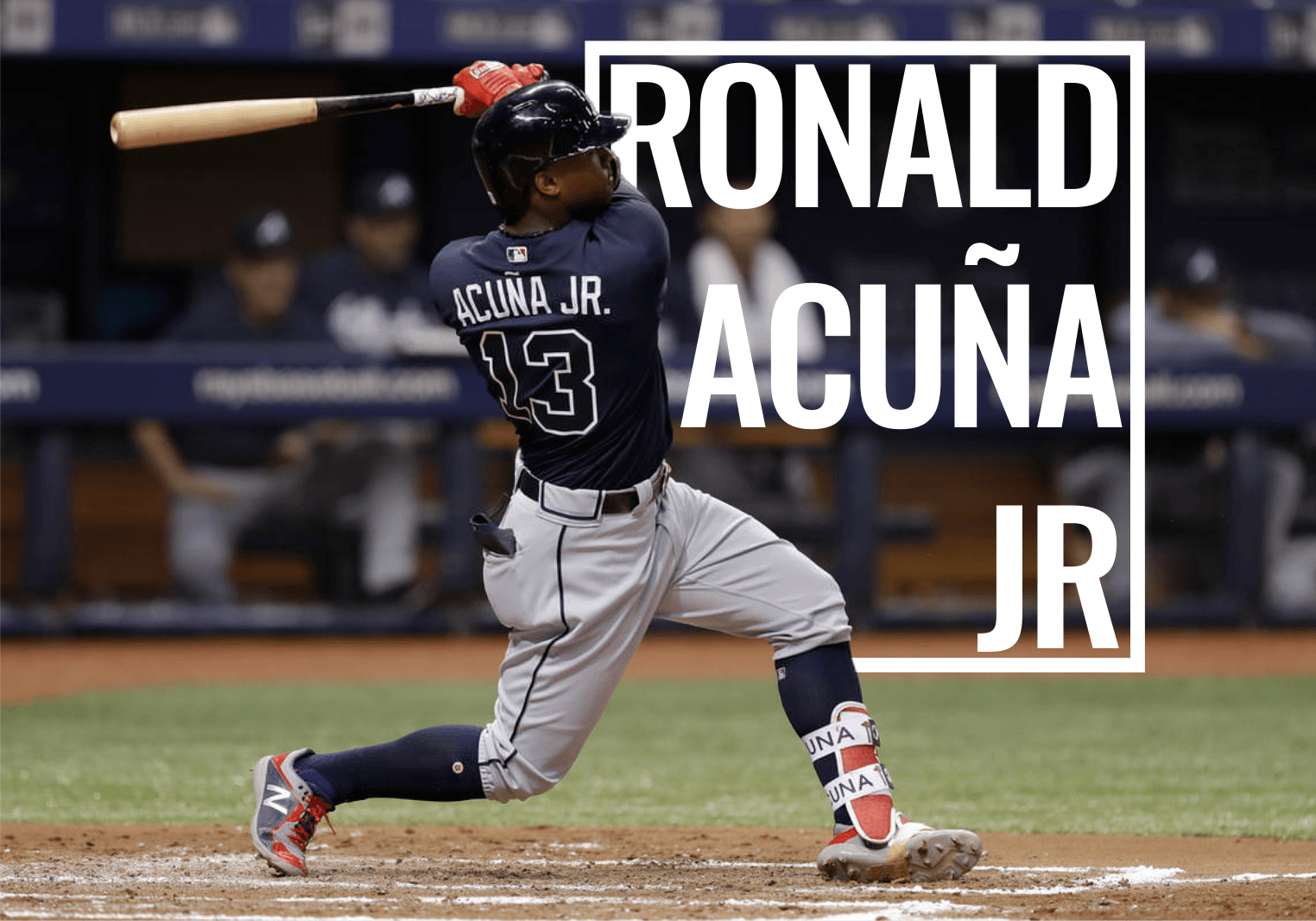 RF Ronald Acuña Jr.  Atlanta braves wallpaper, Baseball wallpaper, Atlanta  braves baseball