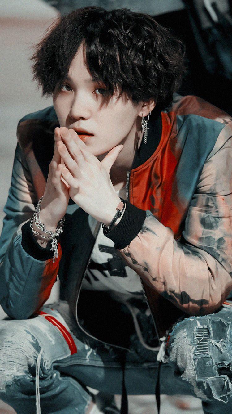 bts wallpaper. fake love. suga