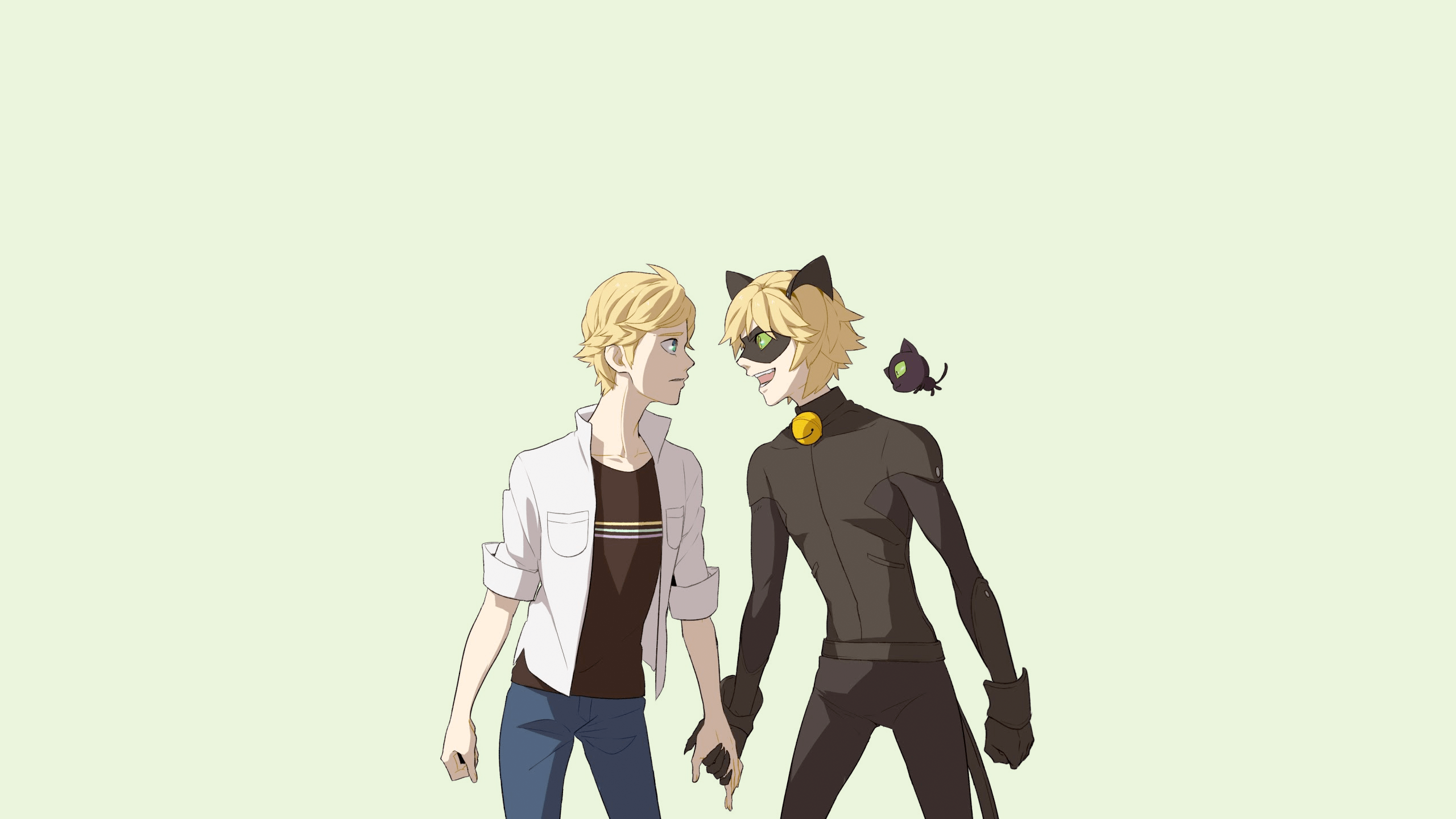 Adrien & Cat Noir Wallpaper Edit, By Byebyepetitepapilion