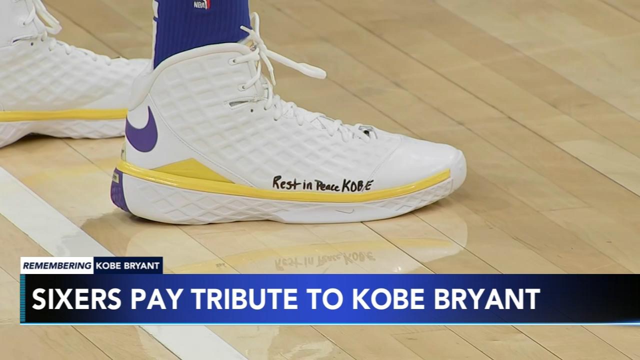 REMEMBERING KOBE: Philadelphia 76ers pay tribute to Bryant