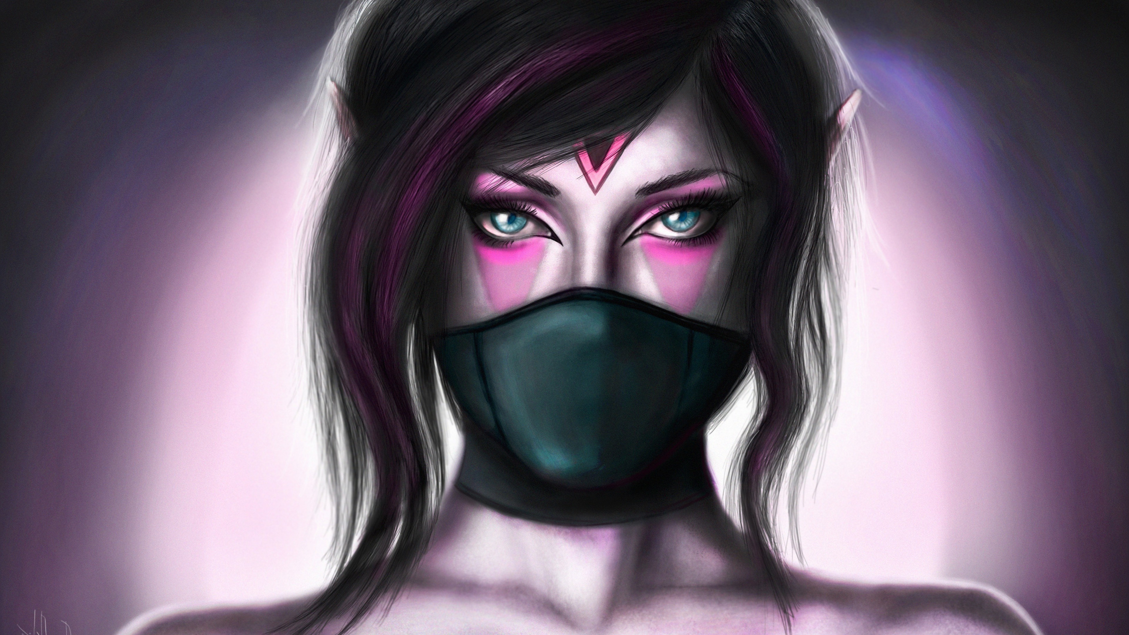 digital art templar assassin lanaya dota 2