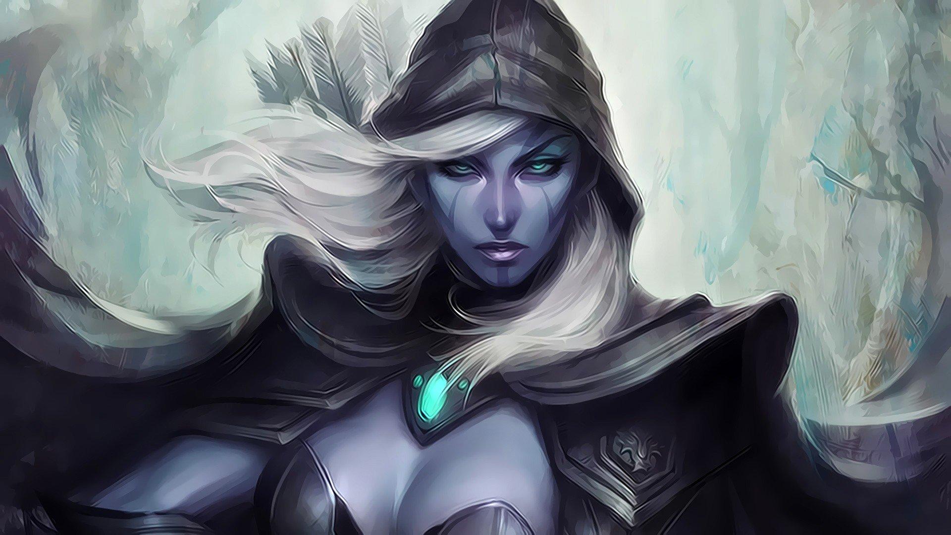 Drow Ranger, Dota 2, Fantasy girl, Fantasy art, Video games