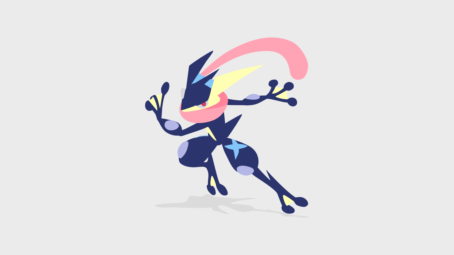 OC I'm practising vector drawing and made greninja