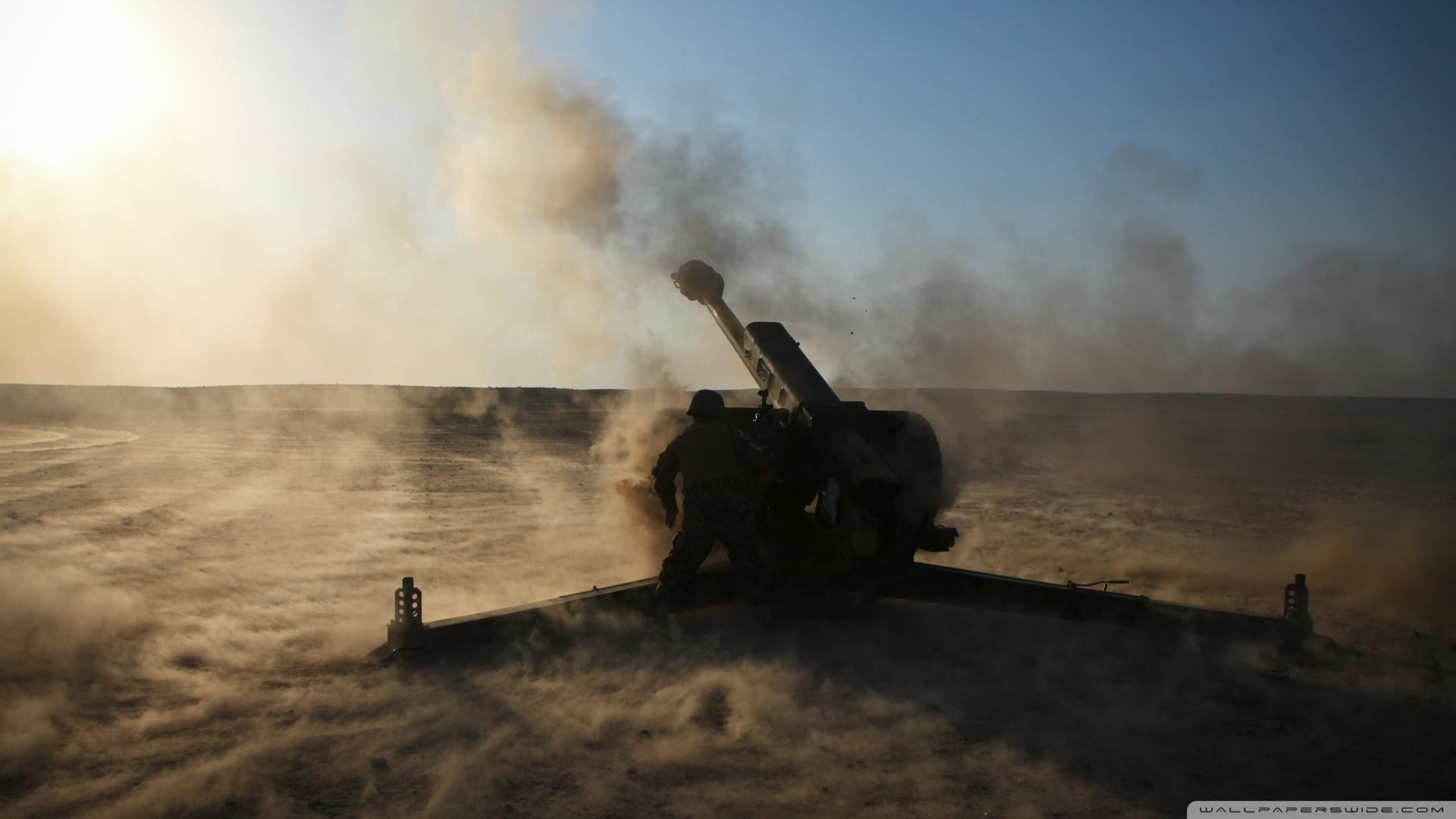 Download Cannon Firing Wallpaper 1920x1080