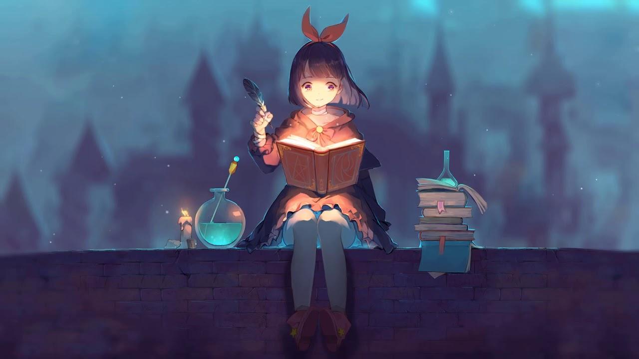 Cute Anime Witch Wallpaper Engine. Anime Wallpaper Liveôm