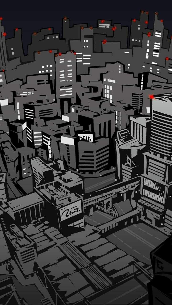 Tokyo Night background. Persona Persona, 4k background