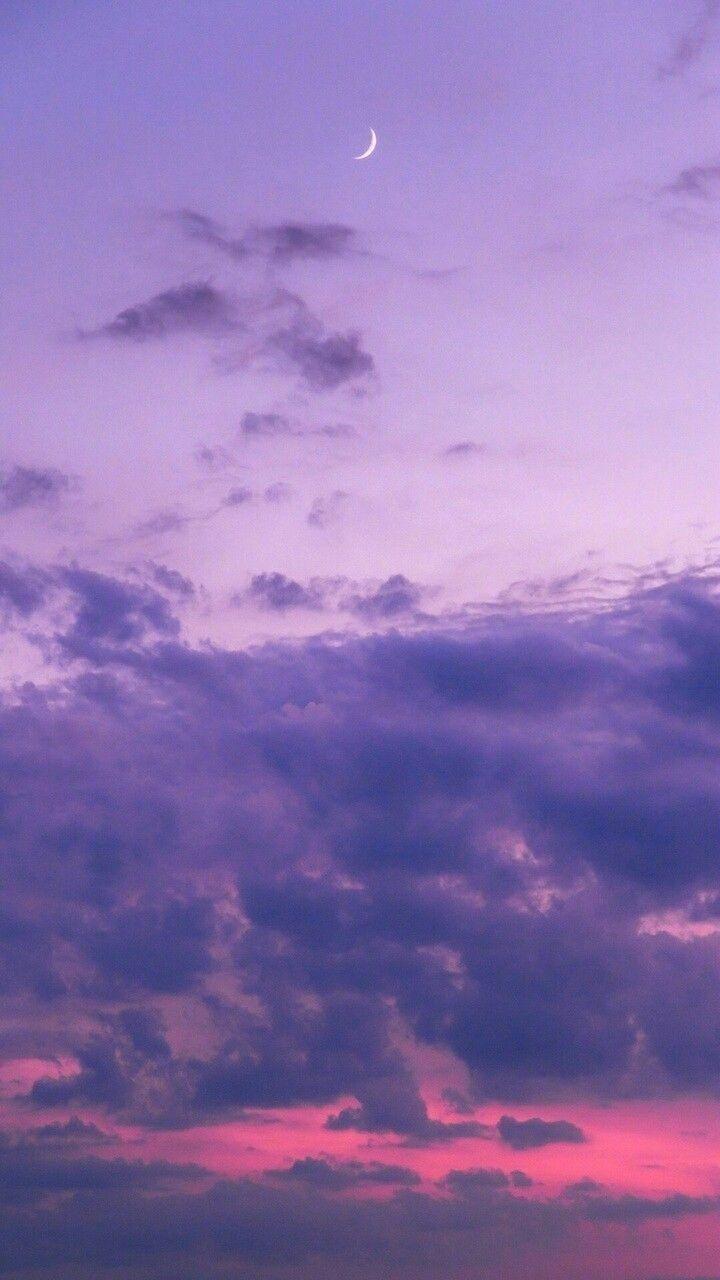 aesthetic purple wallpapers clouds sky phone