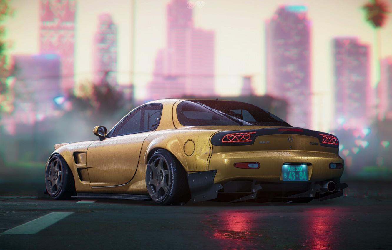 Wallpaper Auto, Machine, Car, NFS, Need for Speed, Game, Mazda RX