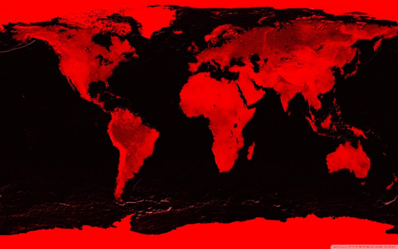 Wallpaper: Red And Black Map 4K HD Desktop Wallpaper for