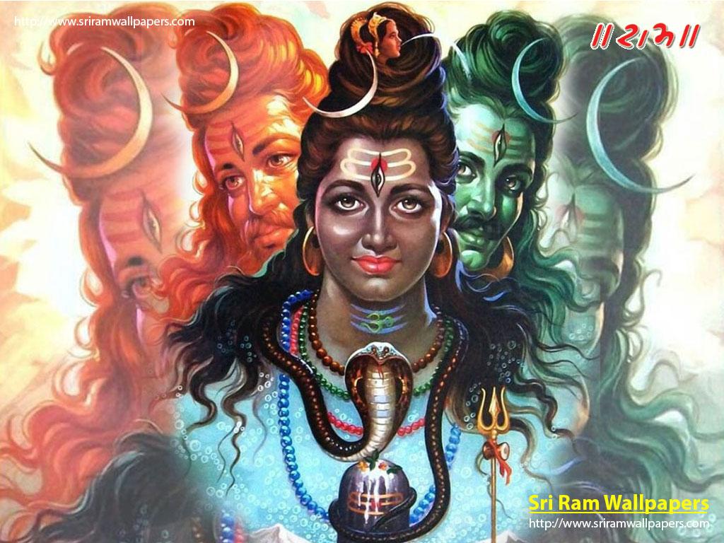 Download Brahma Vishnu Mahesh Trinity Gods 3D Photo image, picture and wallpaper. Sri Ram Wallpaper