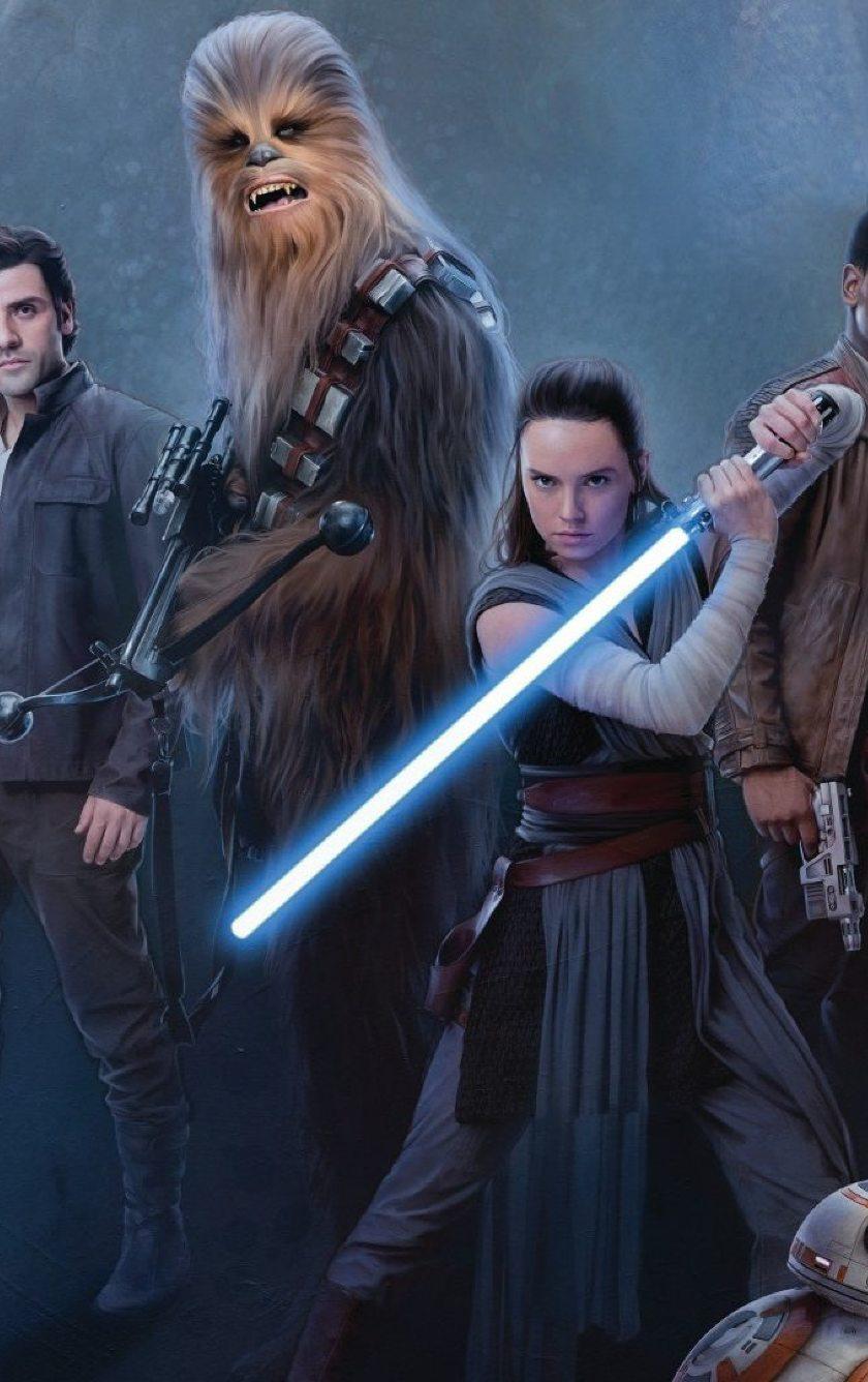 Star Wars Jedi Rey Daisy Ridley And Luke Skywalker