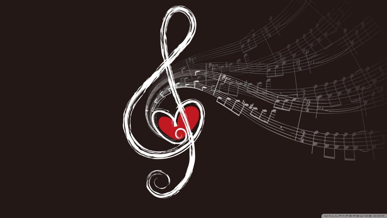 Musical Notes Ultra HD Desktop Background Wallpaper for 4K
