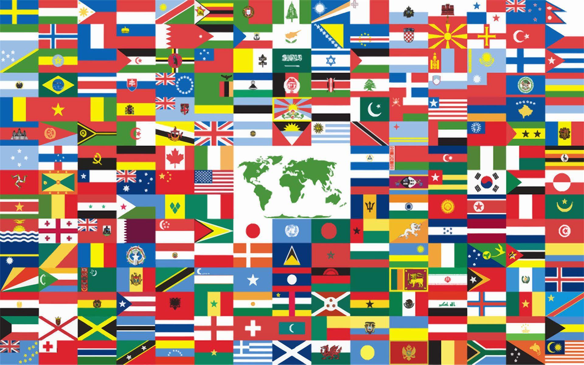 World Flag Wallpaper Free World Flag Background