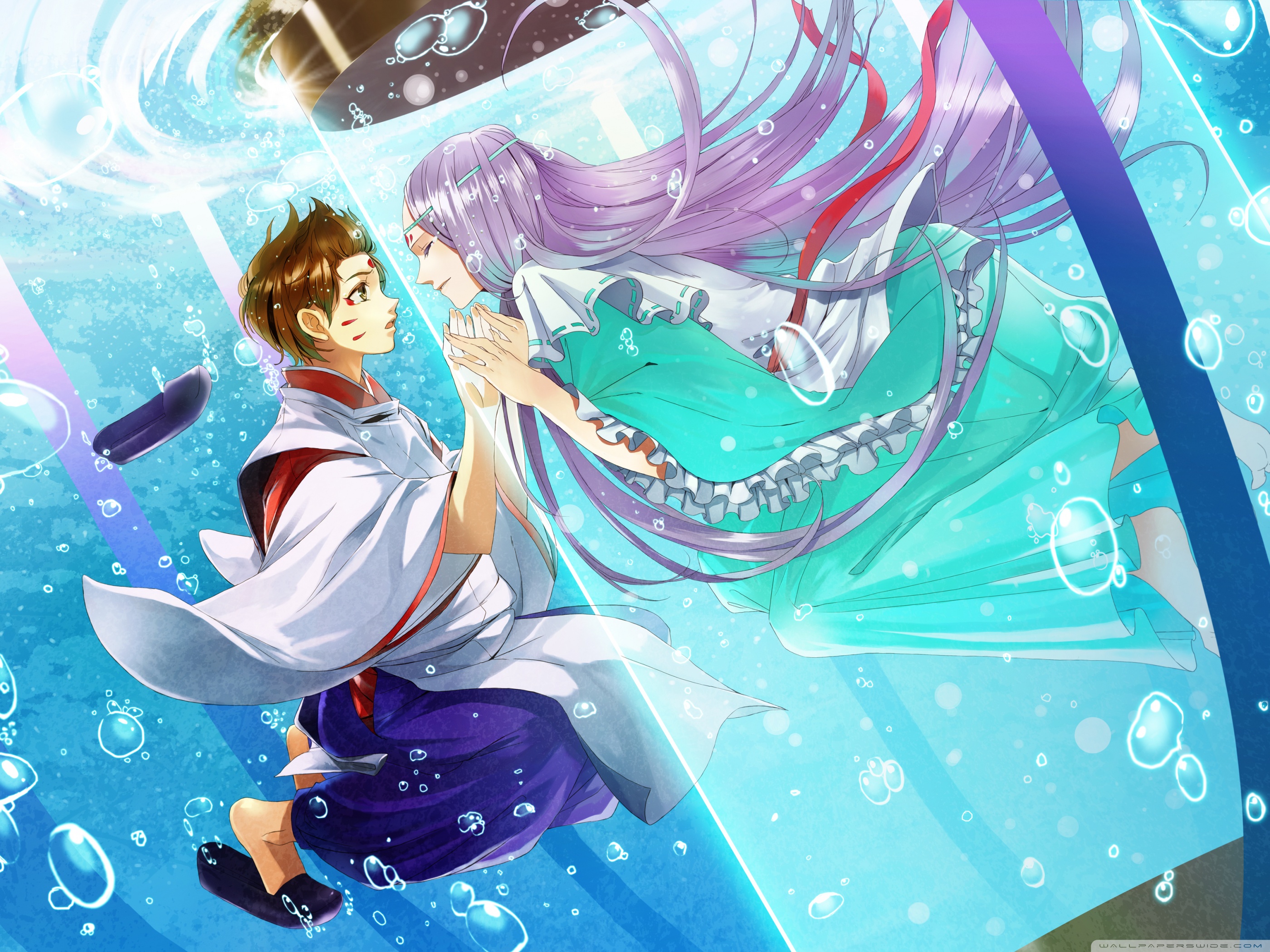 Anime Couple Ultra HD Desktop Background Wallpaper for 4K