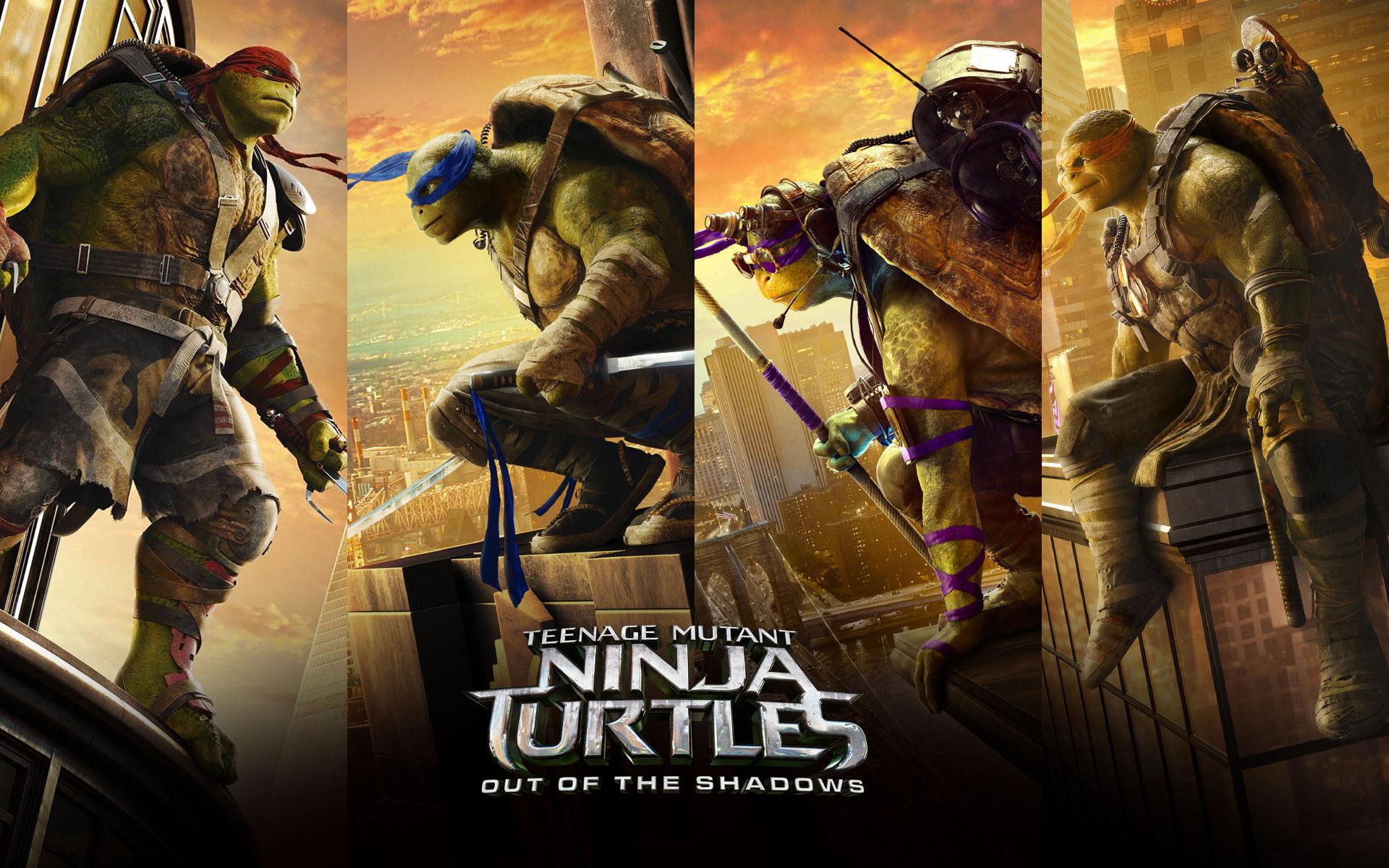 Teenage Mutant Ninja Turtles (TMNT 2) 2016 Out of the Shadows HD Desktop, iPhone & iPad Wallpaper