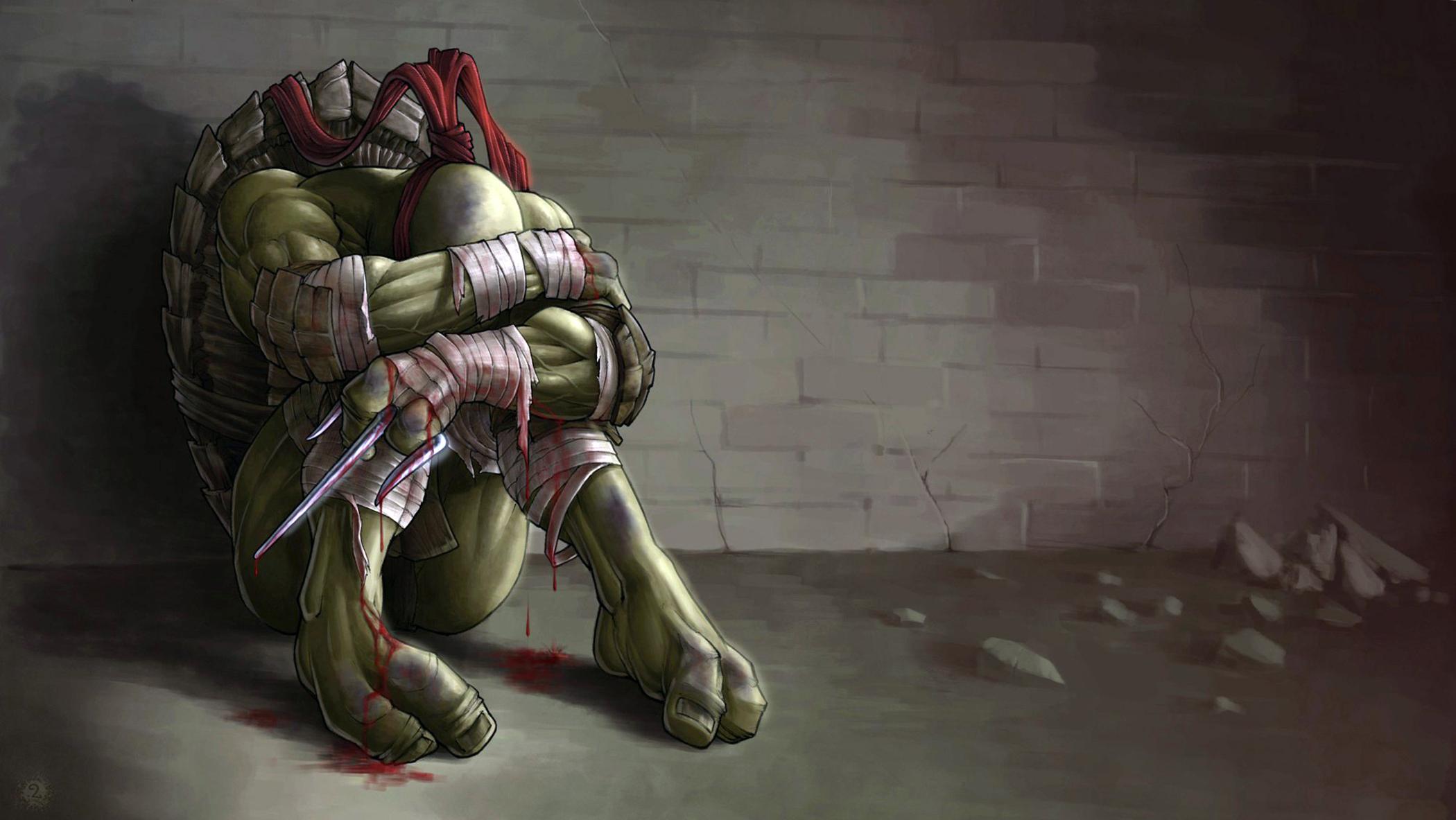 Teenage Mutant Ninja Turtles Raphael Art Wallpaper HD