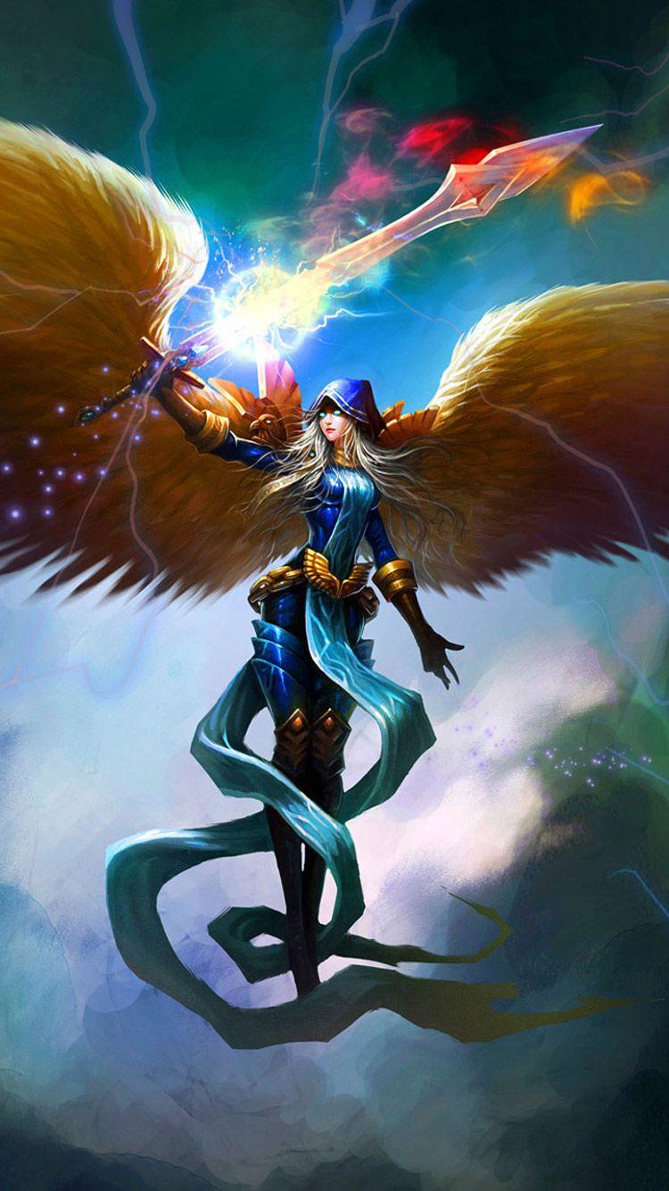 iPhone Wallpaper, League Of Legends Angel iPhone HD