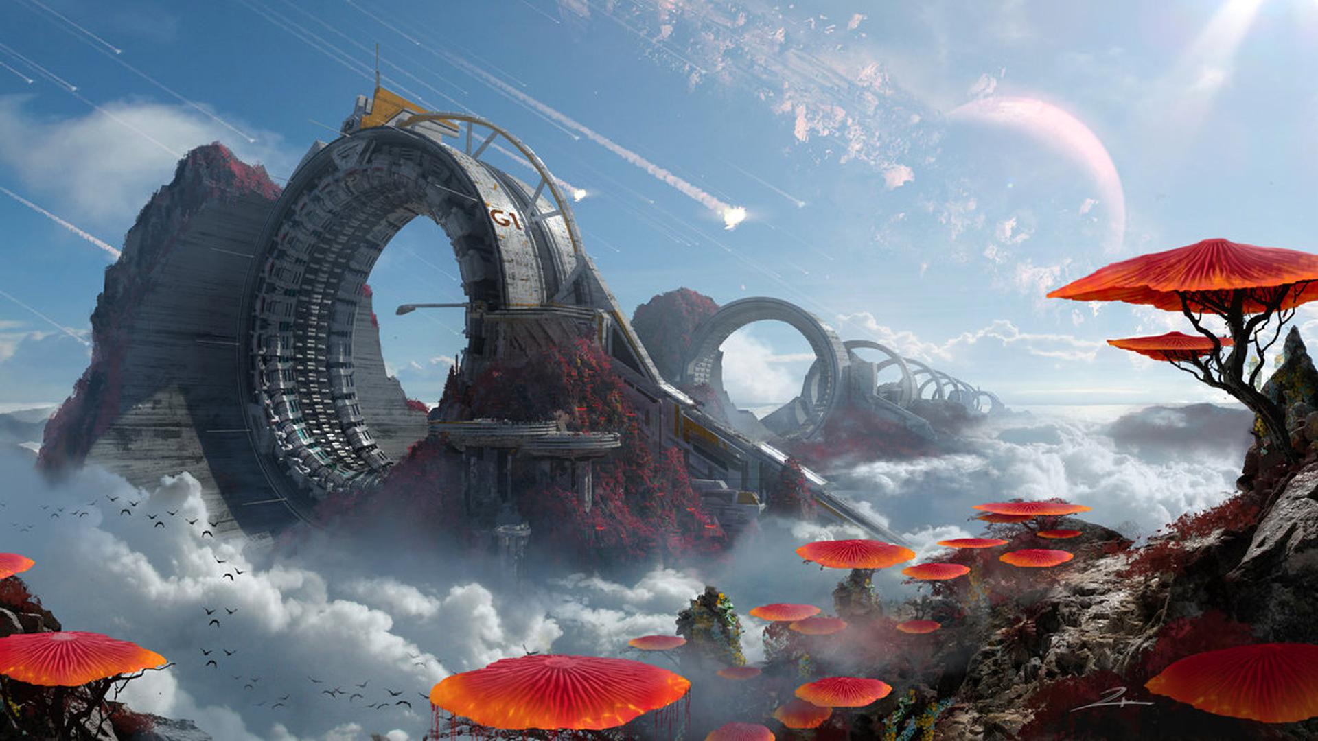 Cool Computer Wallpaper Fi Landscape Concept Art