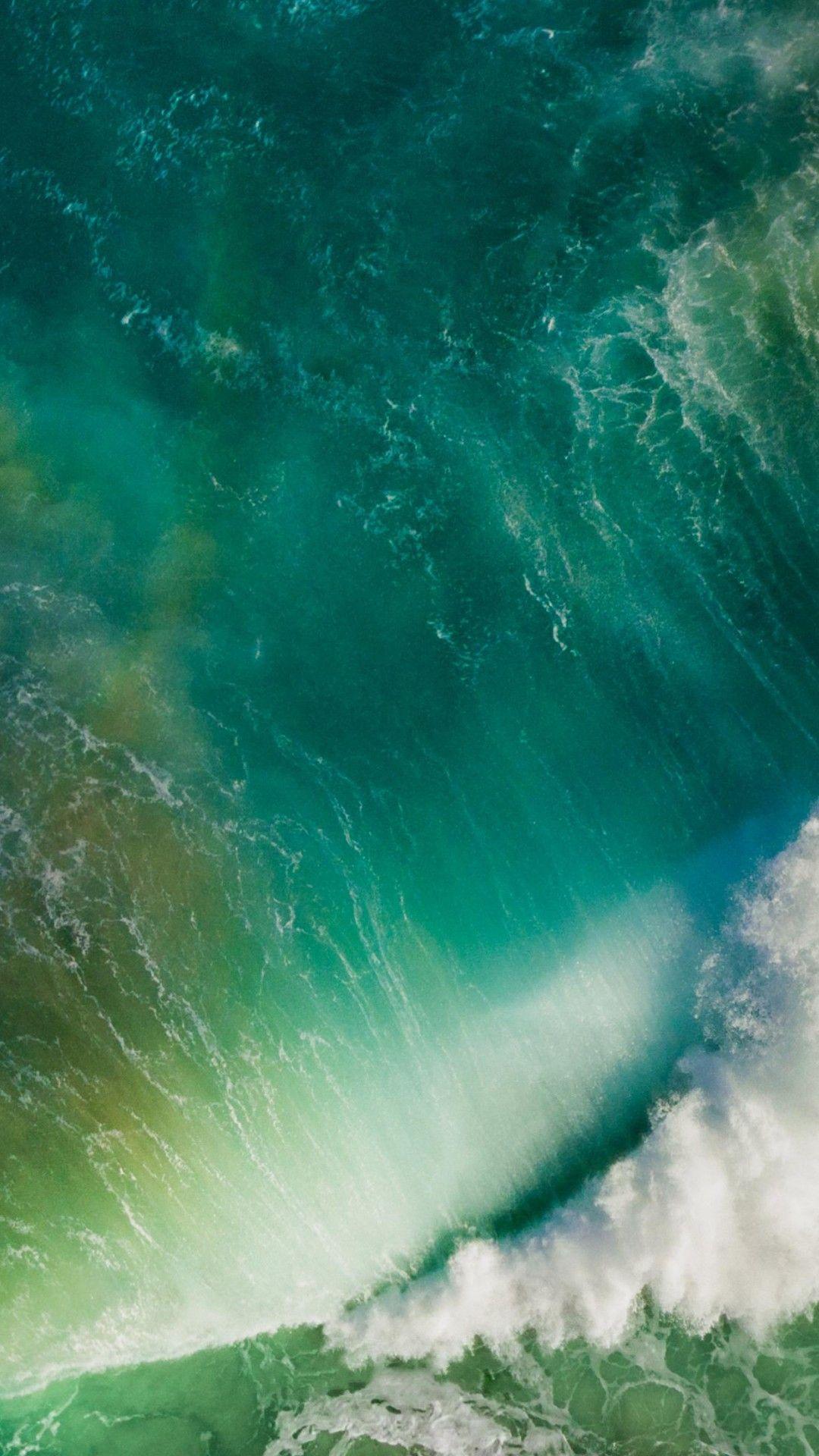 Sea green wallpaper. iPhone wallpaper ios, Ios 11 wallpaper
