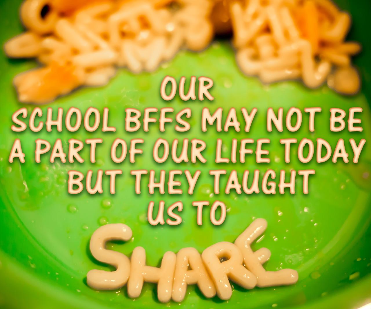 Spaghetti Message Miss The School Days Quotes, HD