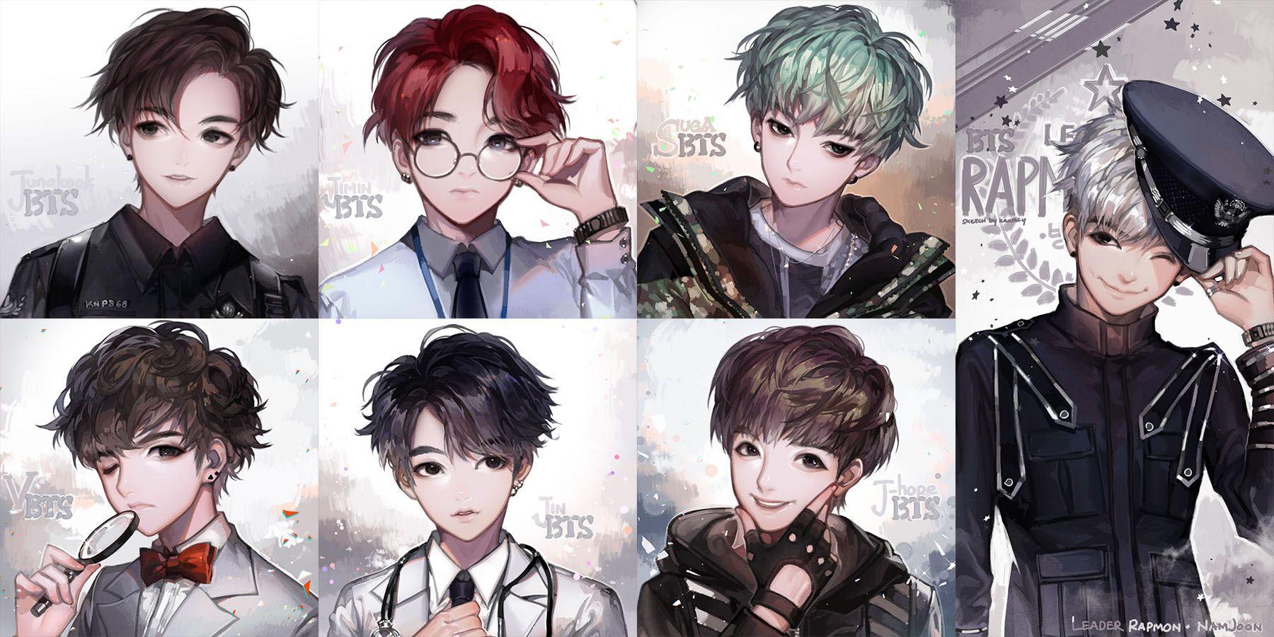 BTS Anime Wallpapers.