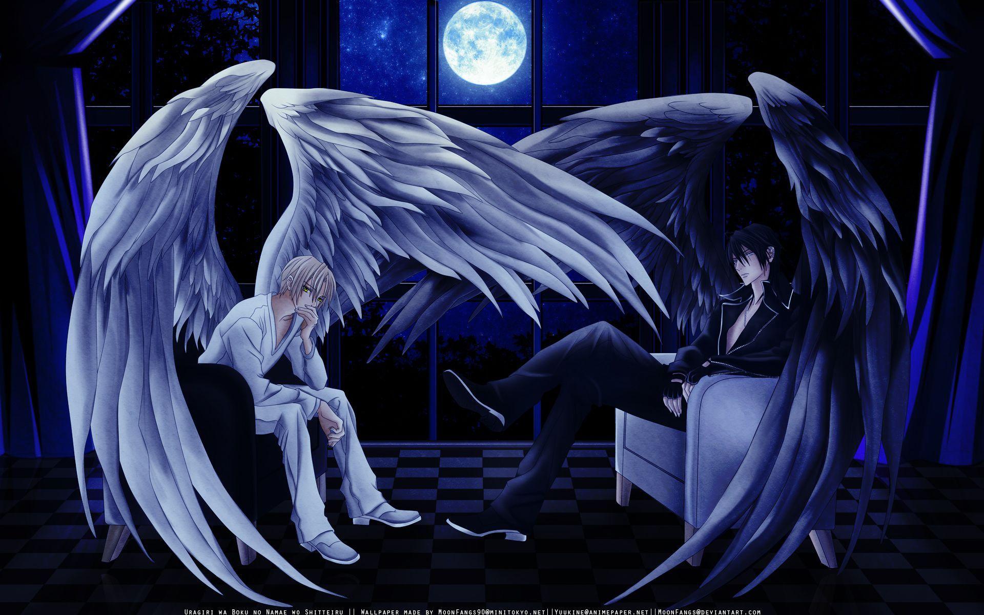 Anime Male Fallen Angel Wallpaper Free Anime Male Fallen Angel Background