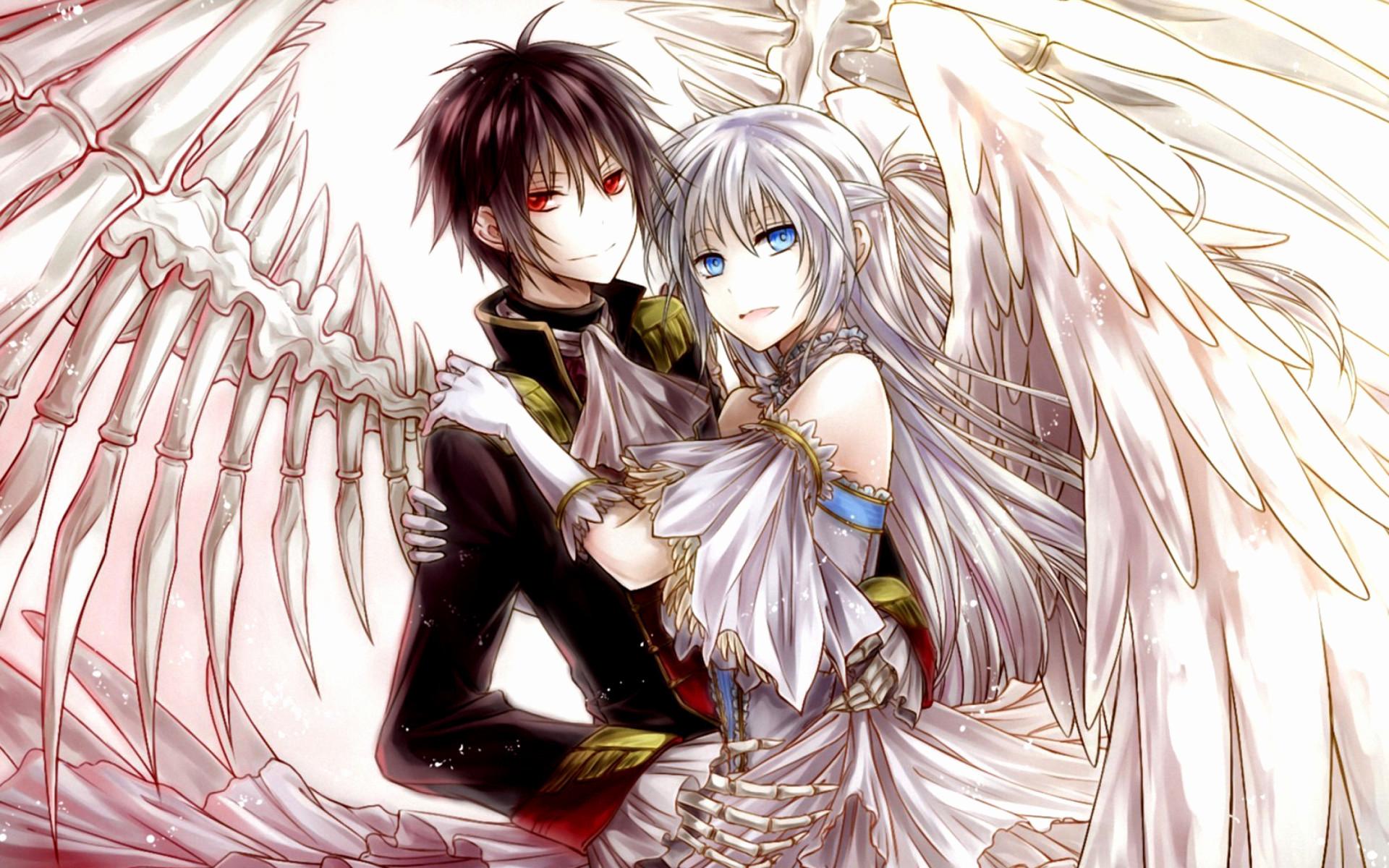 Anime Boy X Anime Wallpaper Angel And Devil