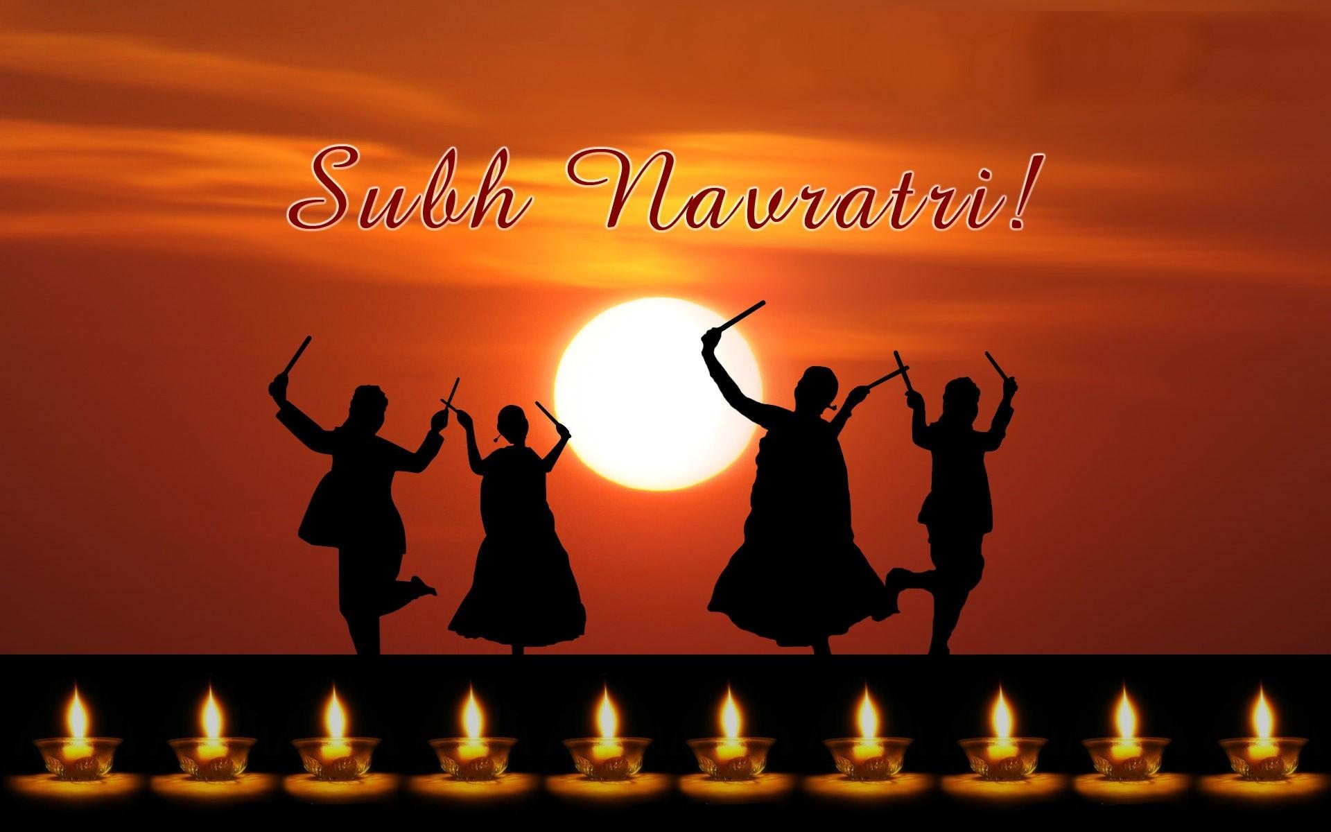 Download 1920x1200 Happy Subh Navratri HD Indian Festival Photo wallpaper