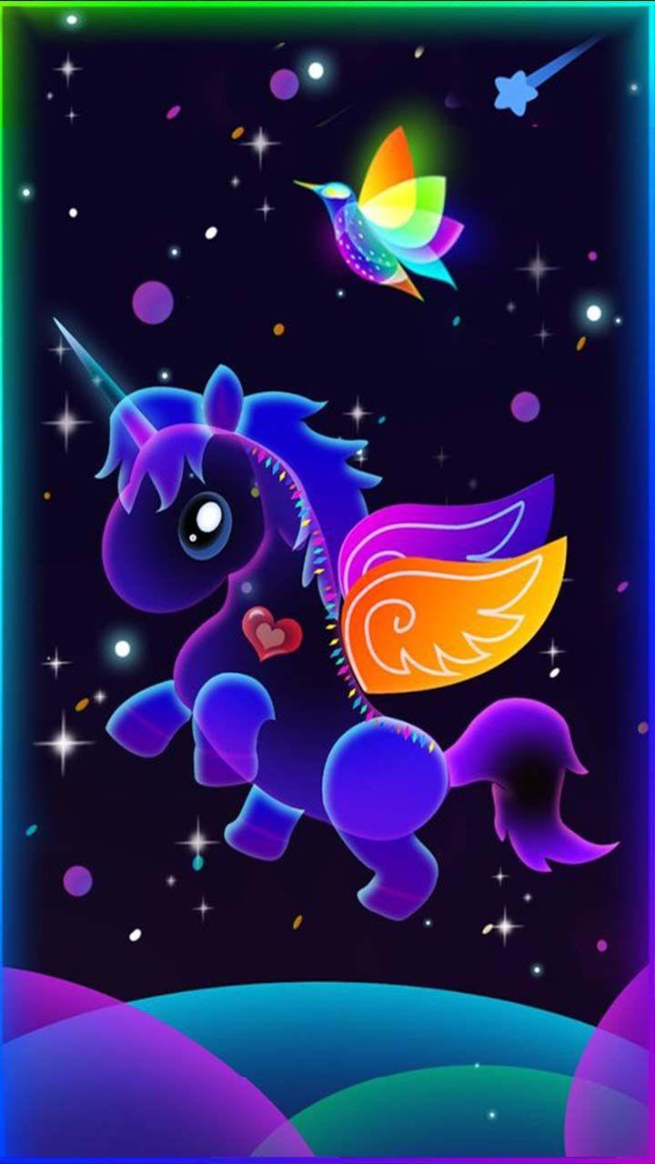 Galaxy space dream of a gorgeous unicorn. #wallpaper #galaxy