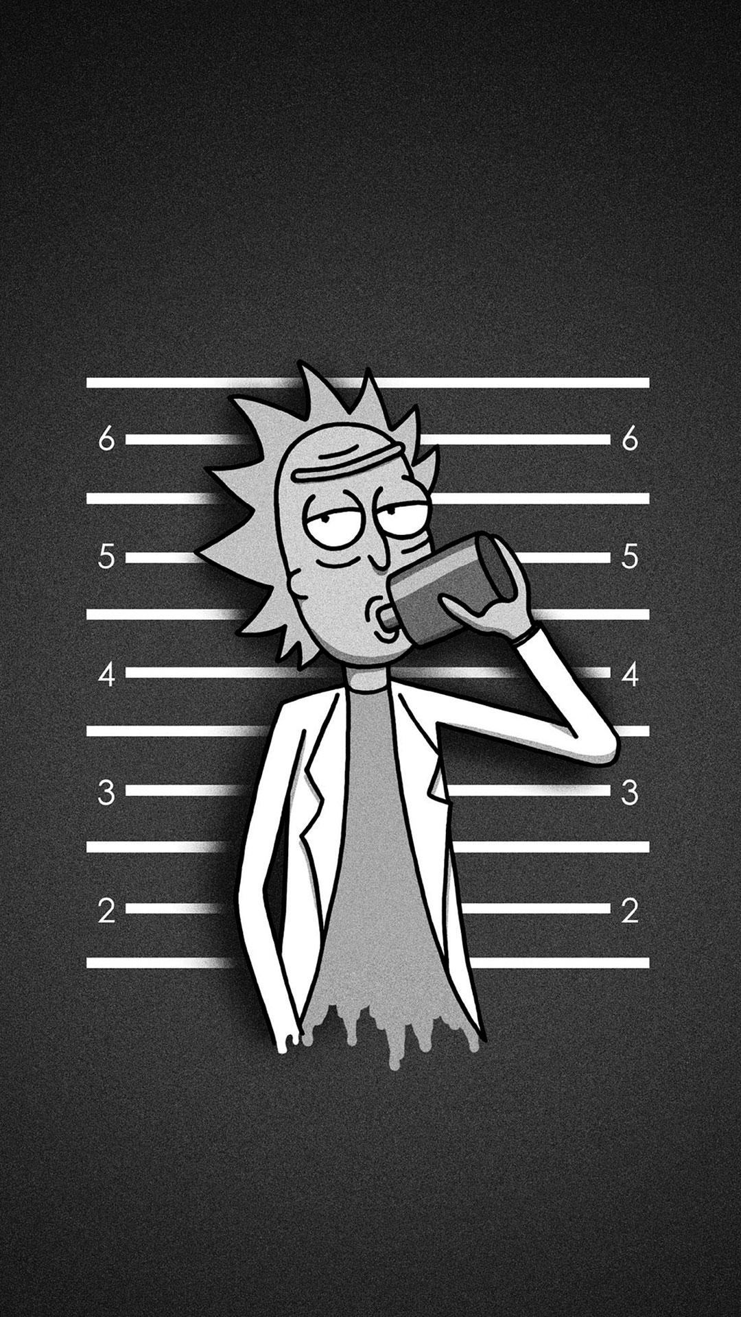 Rick and Morty Wallpaper for iPhone X, 6