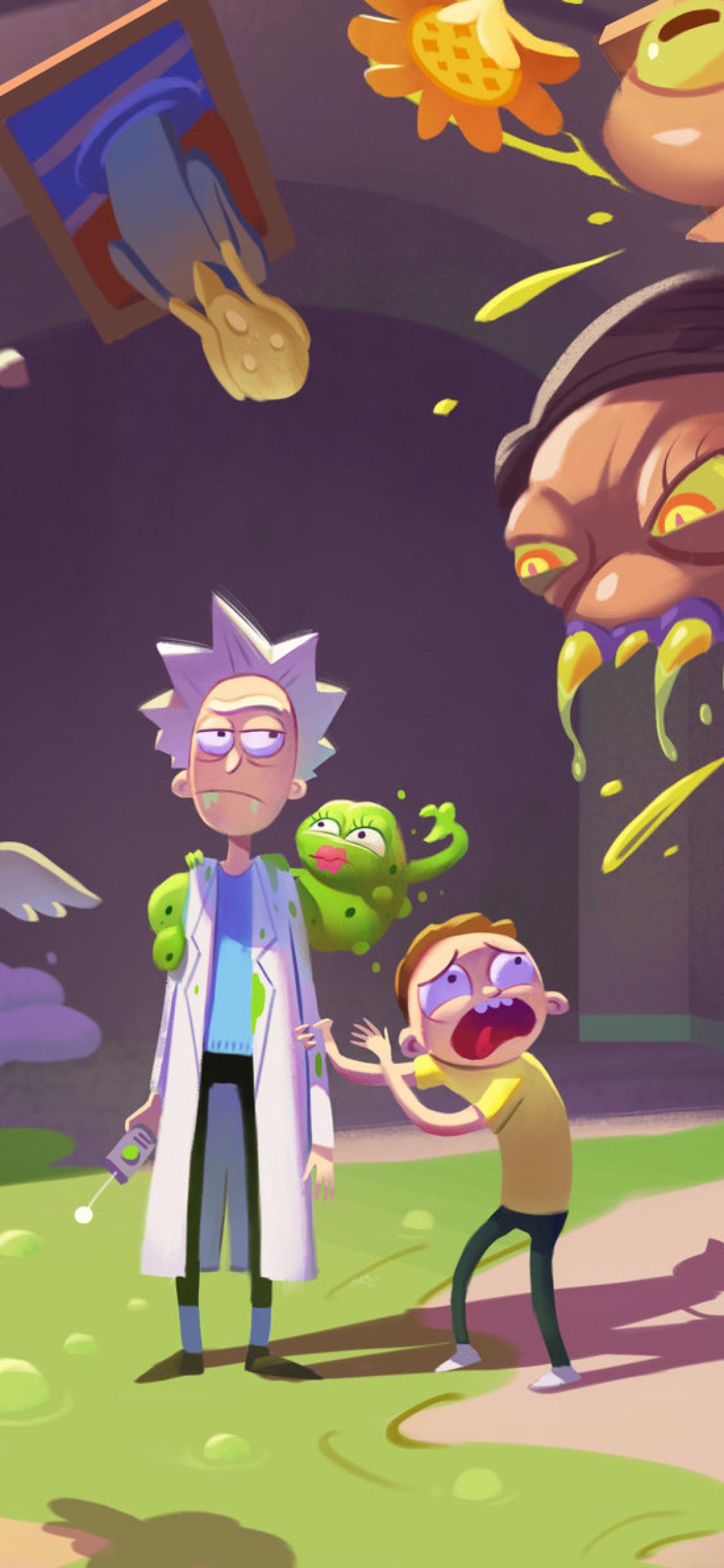 Rick And Morty iPhone X Wallpapers ...