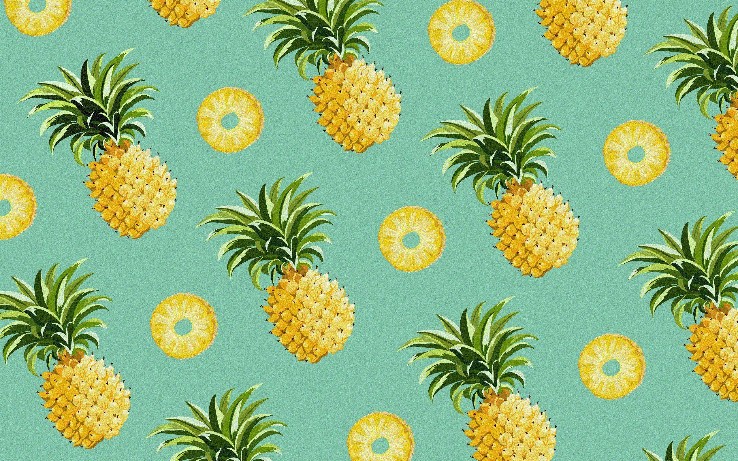 Pineapple Aesthetic Wallpaper Free Pineapple