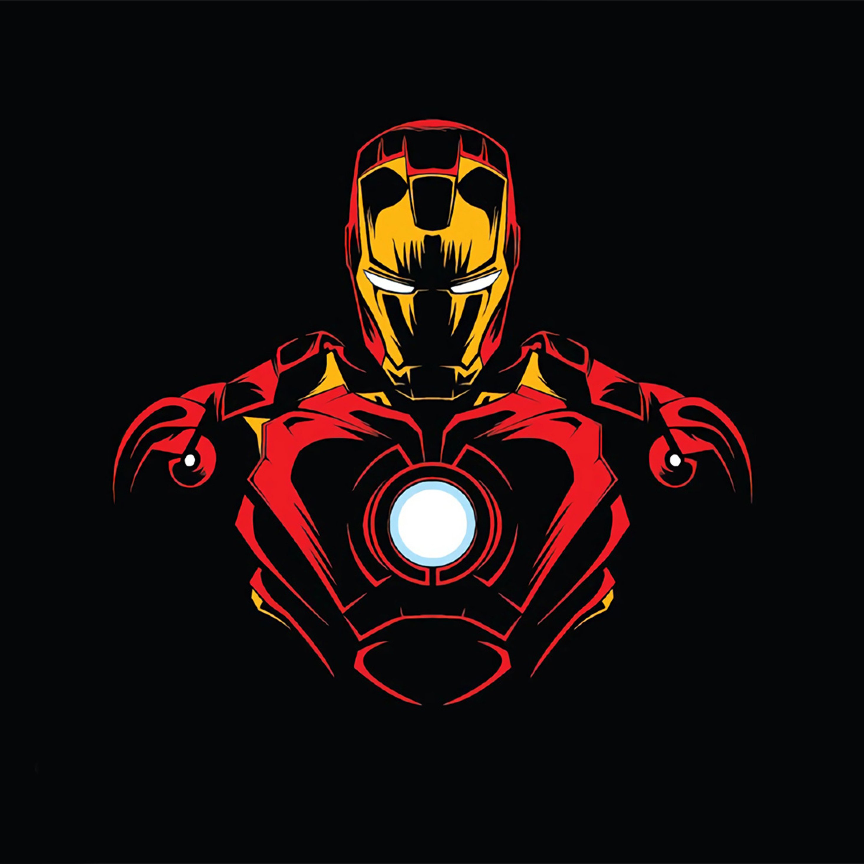 Iron Man Minimalist iPad Pro Retina Display