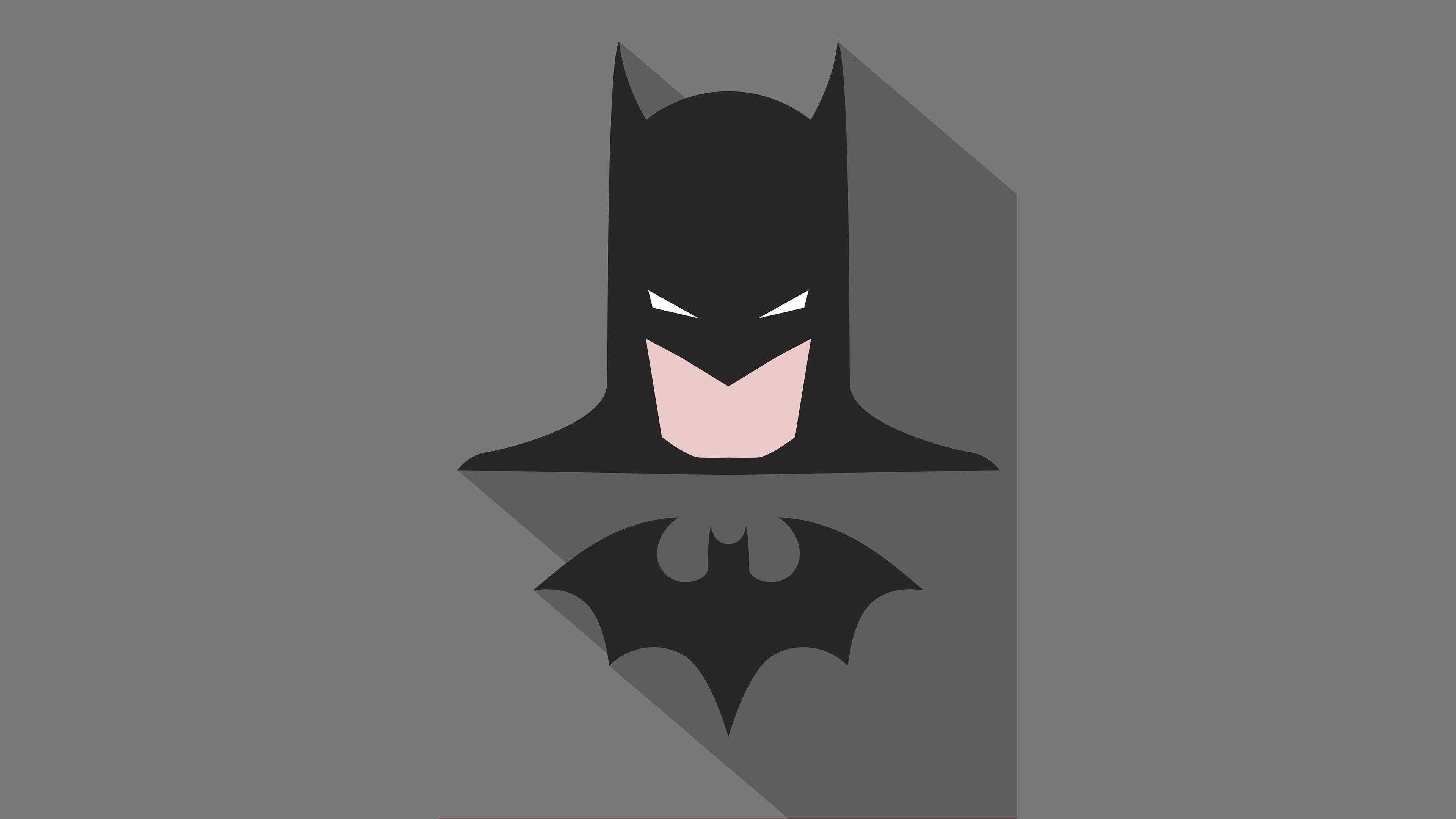 batman minimalism poster HD superheroes 4k wallpaper image