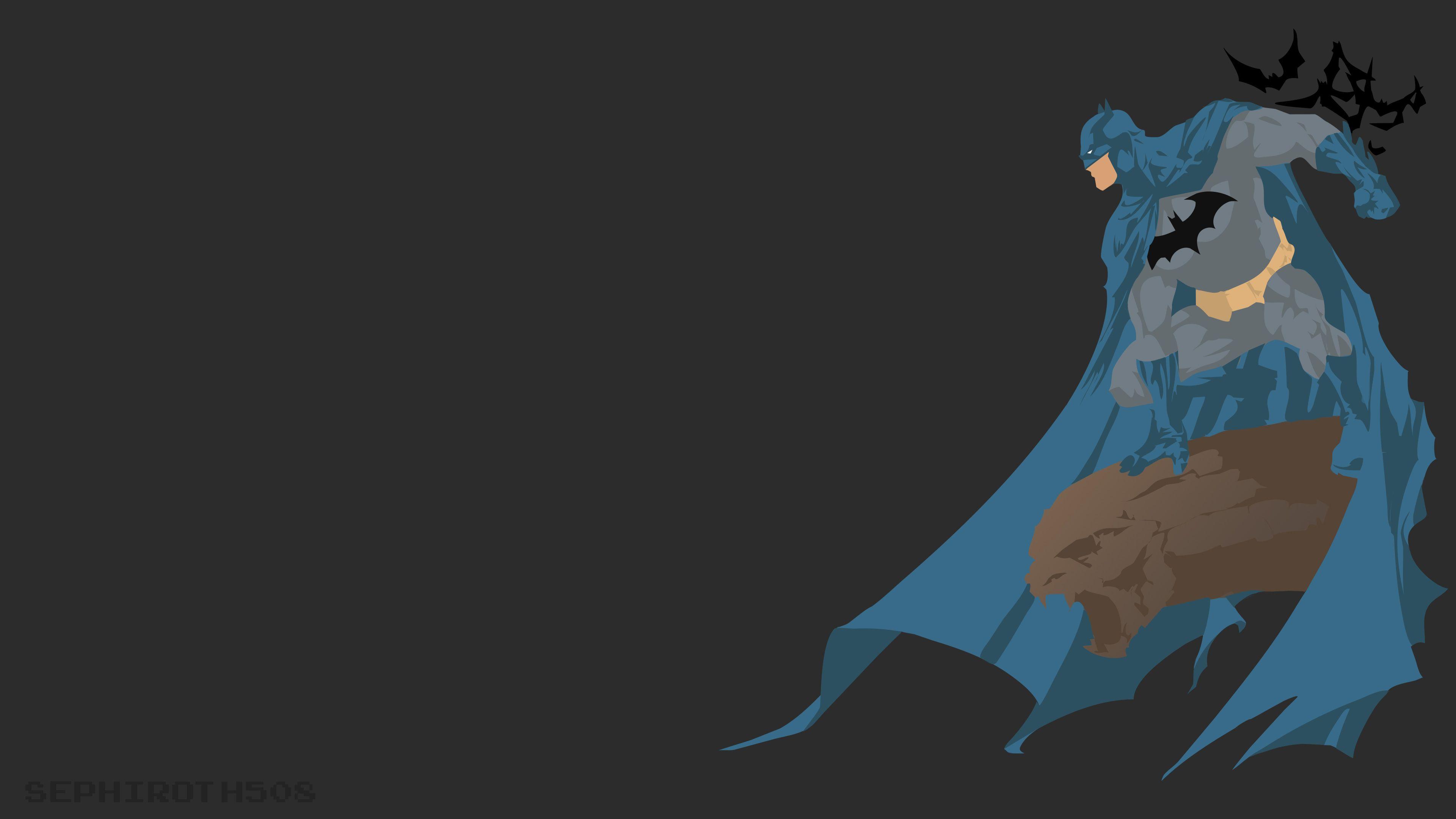 Batman 4k Minimalism superheroes wallpaper, minimalism