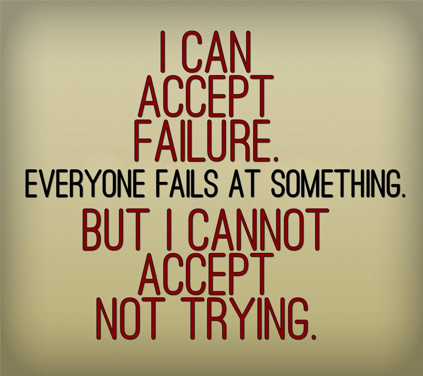 accept failure wallpaper