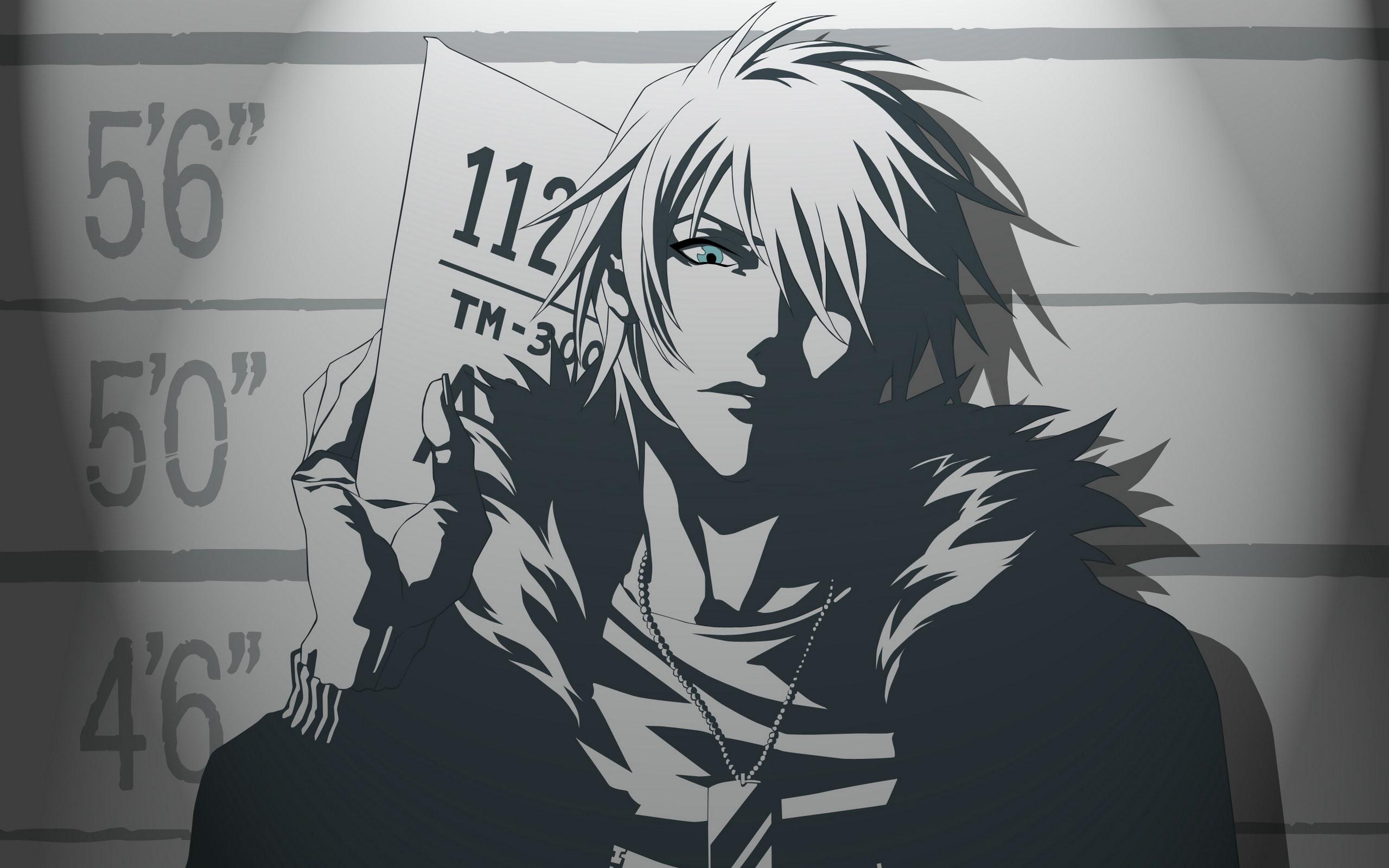 Anime Black And White Boy Wallpapers - Wallpaper Cave