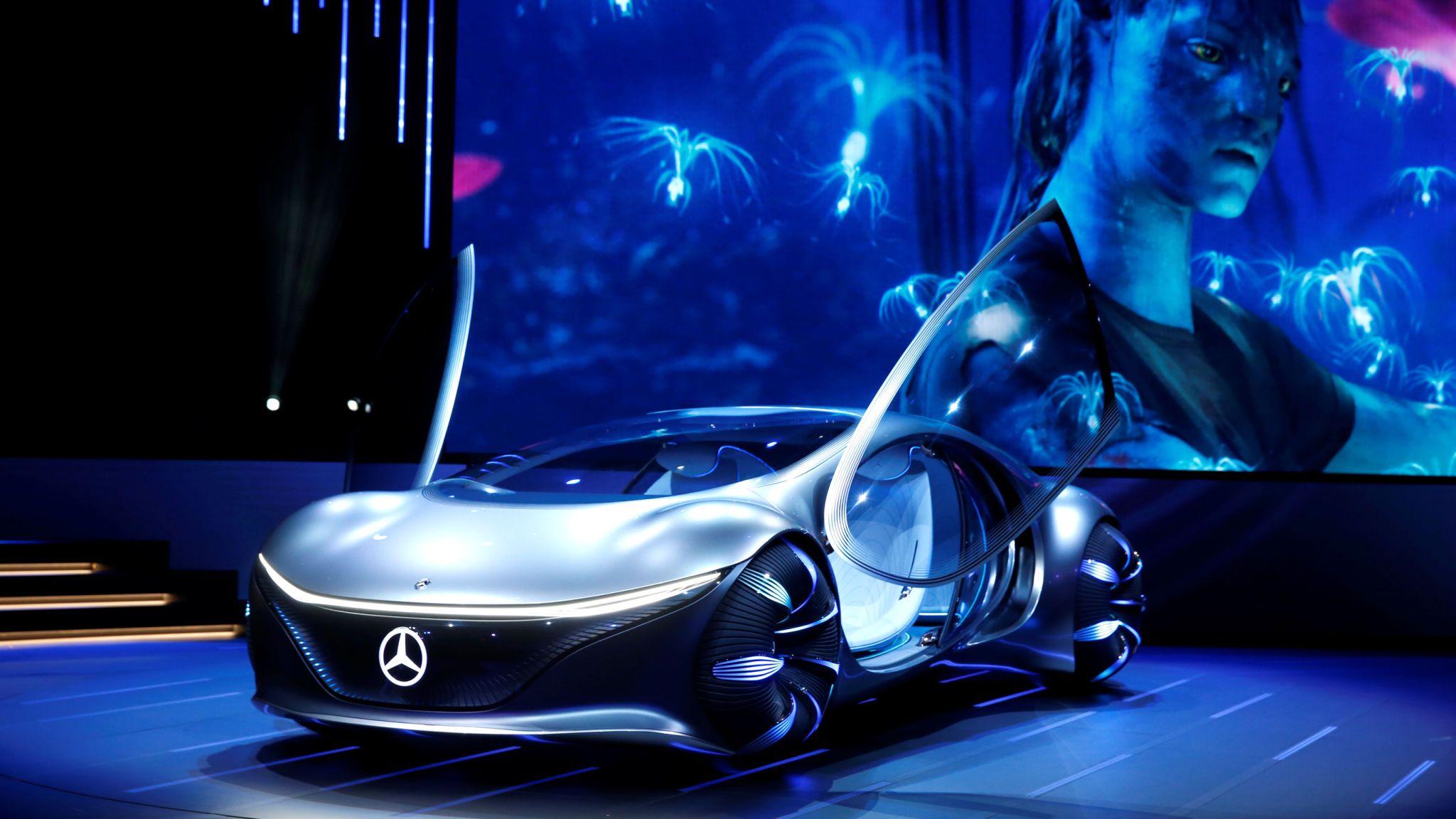 CES 2020: Mercedes Benz Unveils Concept Car Inspired By Film Avatar. Science & Tech News