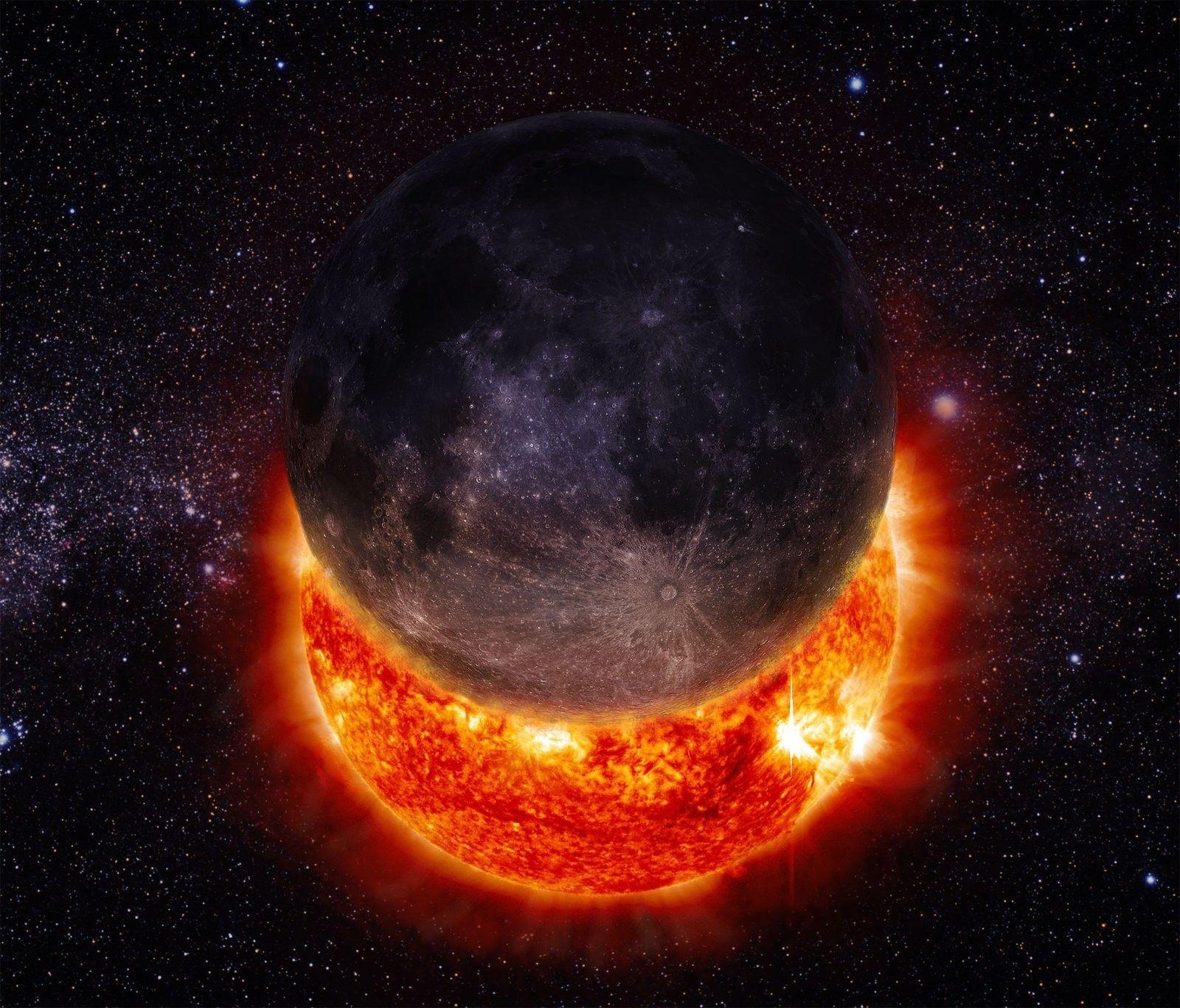 Solar Eclipse Universe Wallpaper Free Solar Eclipse Universe Background